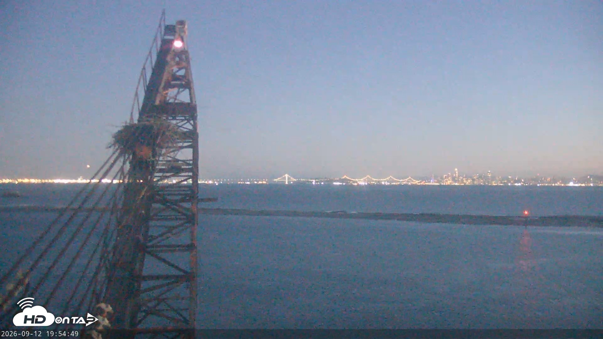Snapshot of San Francisco Bay Osprey Nest Live Webcam taken Sep 12, 2026, 7:55pm PDT
