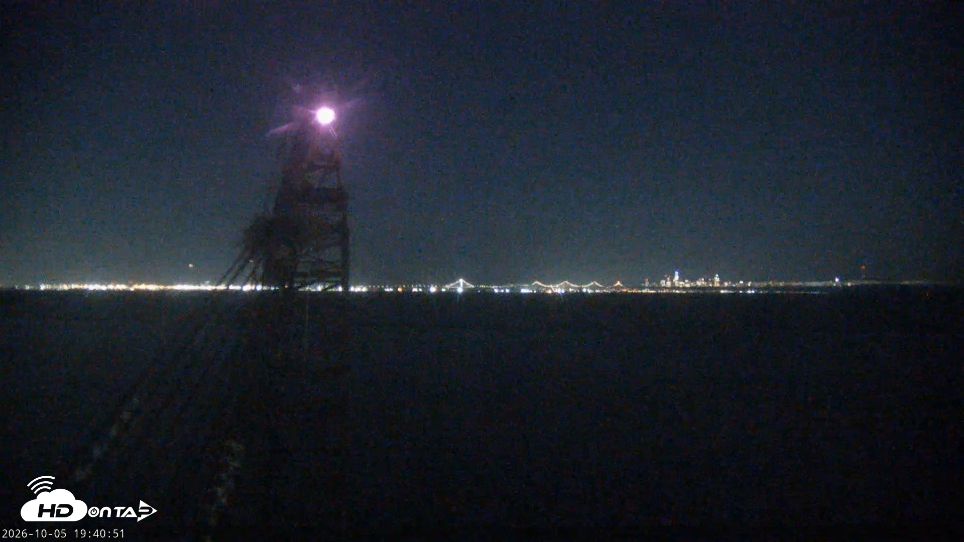 Snapshot of San Francisco Bay Osprey Nest Live Webcam taken Oct 5, 2026, 7:41pm PDT