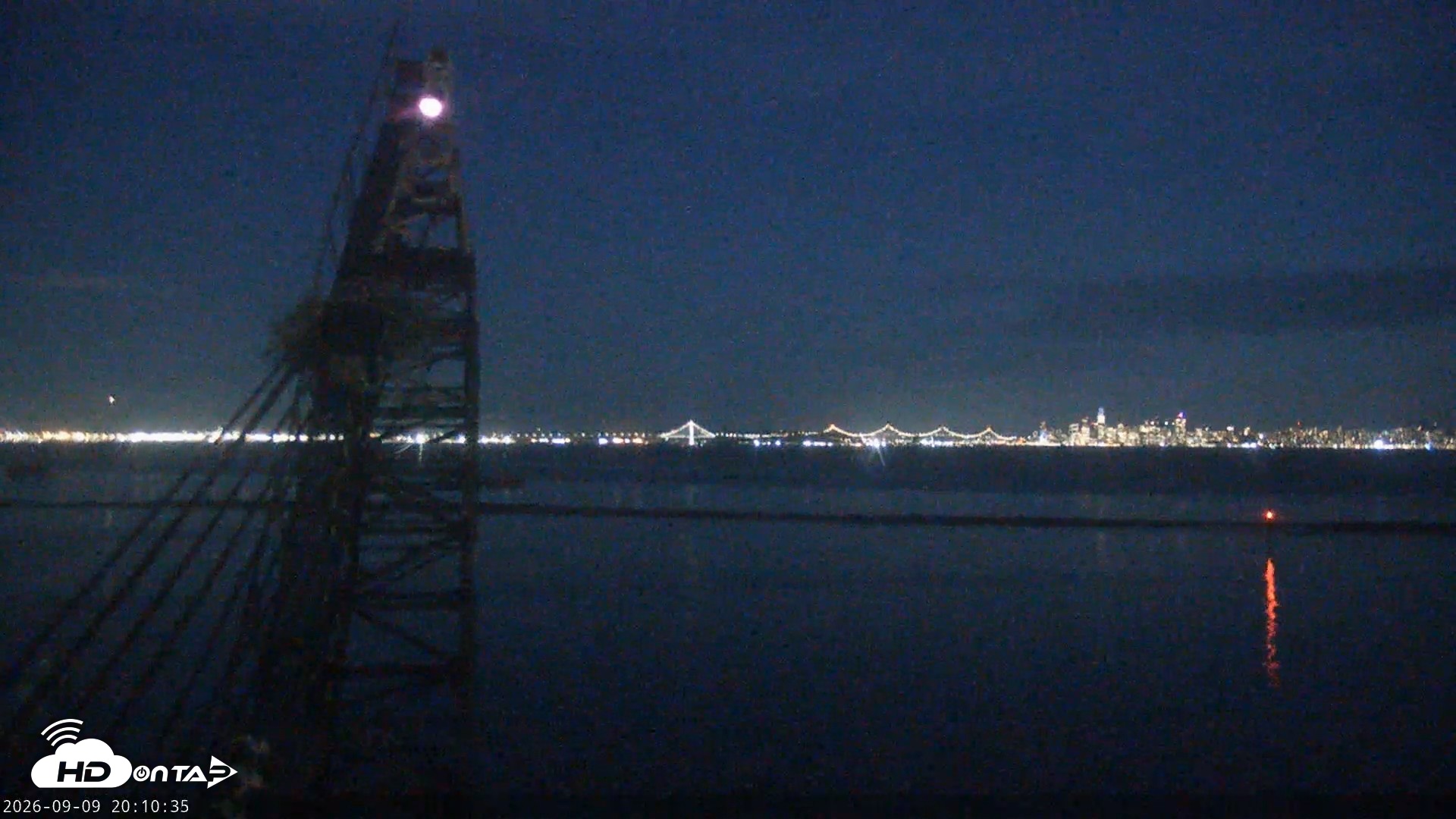 Snapshot of San Francisco Bay Osprey Nest Live Webcam taken Sep 9, 2026, 8:11pm PDT