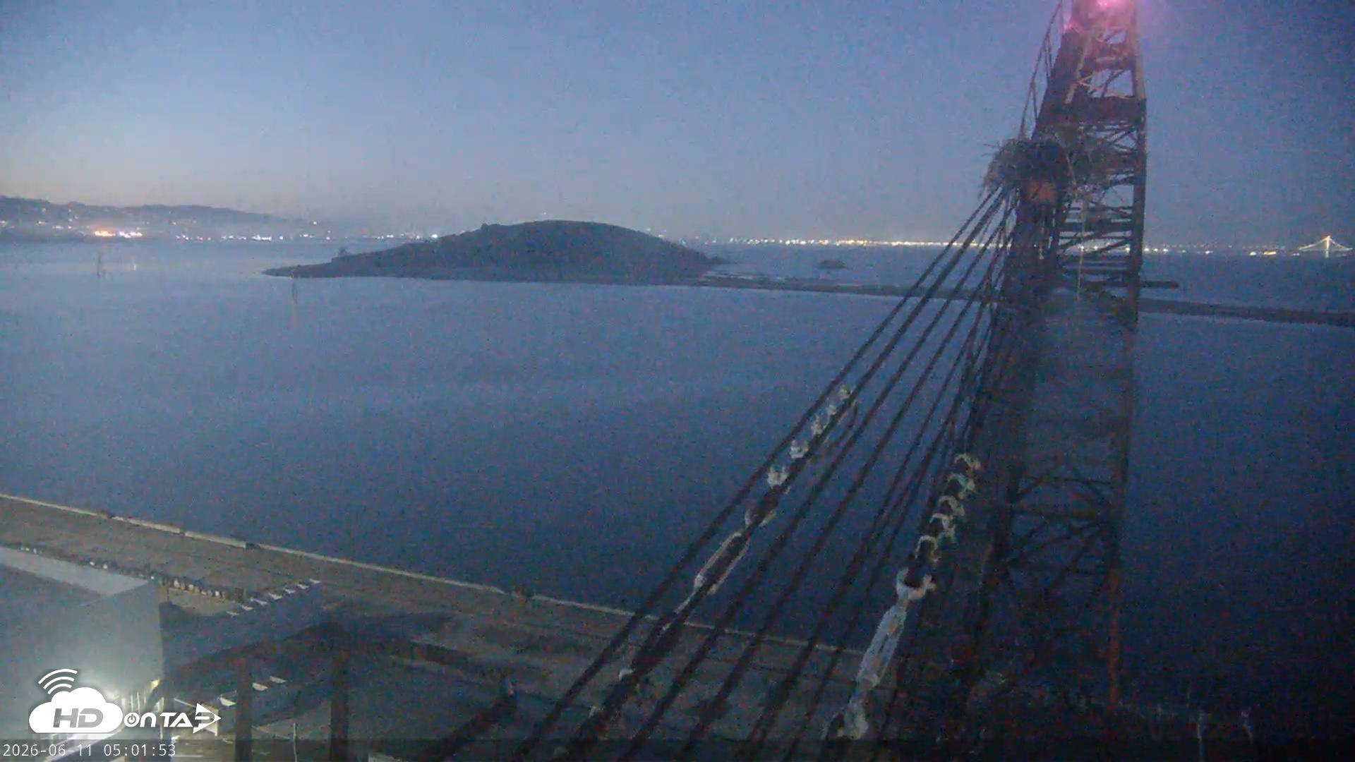Snapshot of San Francisco Bay Osprey Nest Live Webcam taken Jun 11, 2026, 5:02am PDT
