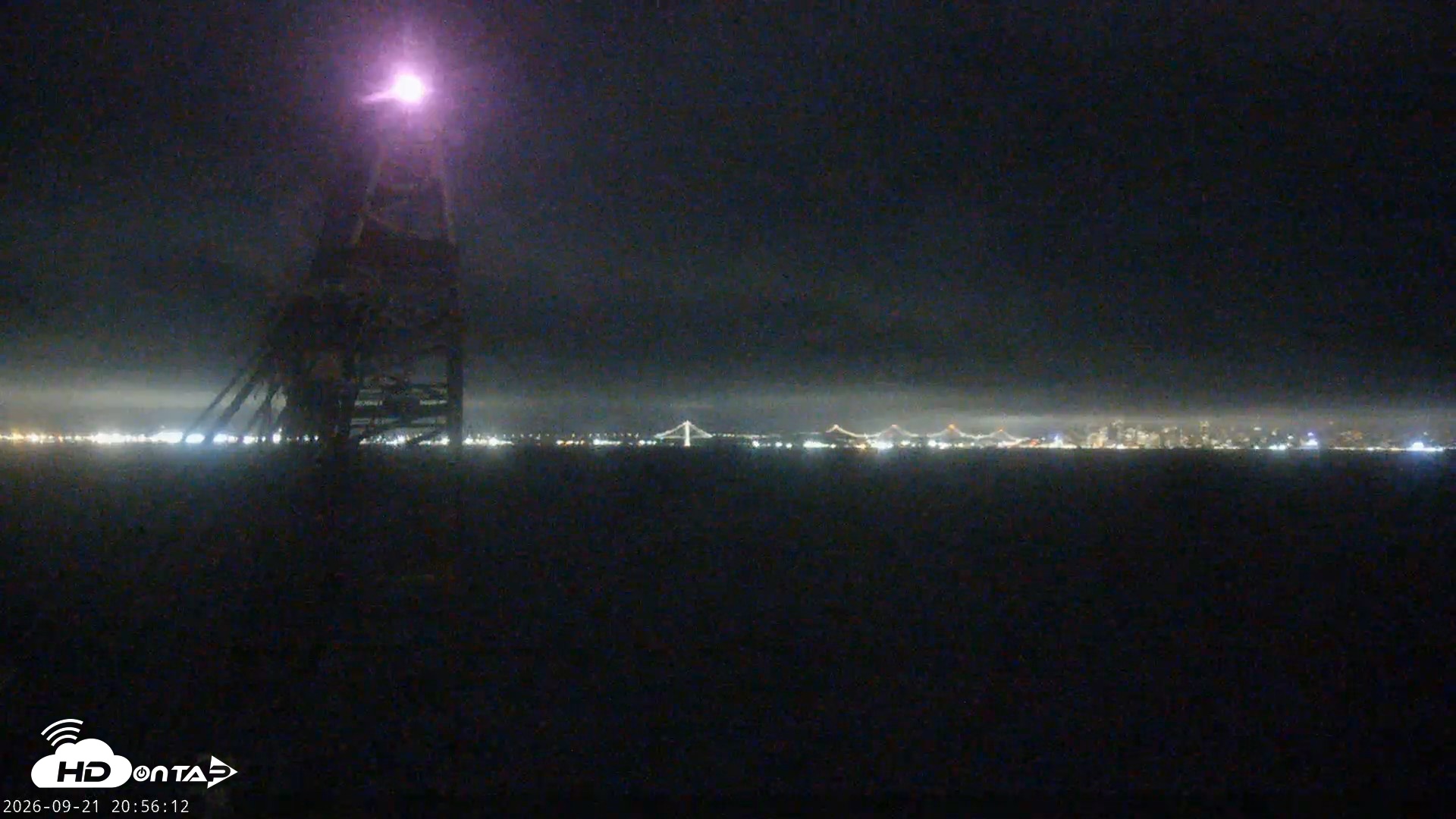 Snapshot of San Francisco Bay Osprey Nest Live Webcam taken Sep 21, 2026, 8:56pm PDT