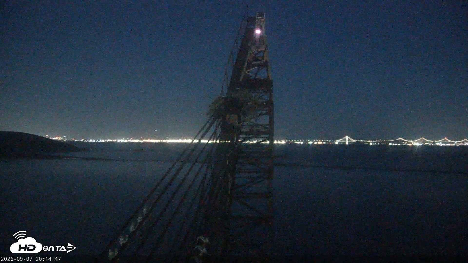 Snapshot of San Francisco Bay Osprey Nest Live Webcam taken Sep 7, 2026, 8:16pm PDT