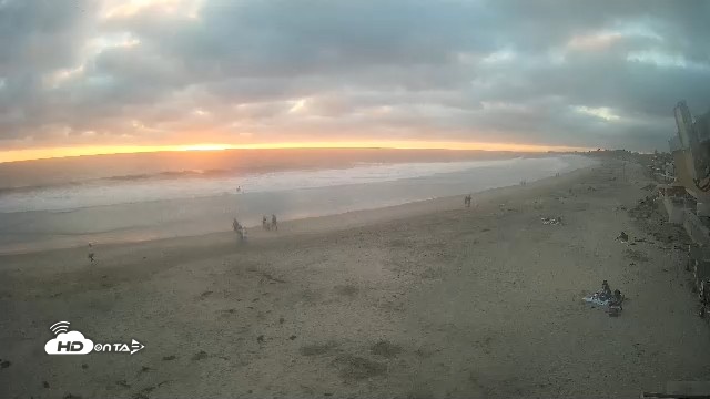 Snapshot of 17th St. Del Mar Beach - 4K NW View Live Cam taken Jun 19, 2026, 7:47pm PDT