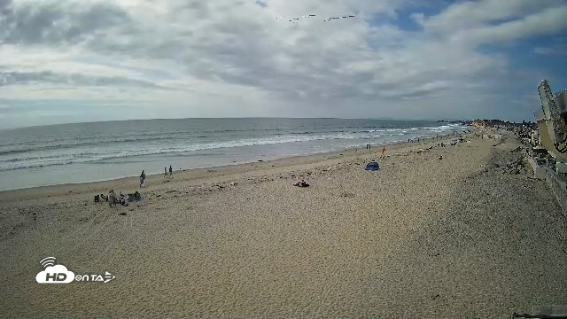 Snapshot of 17th St. Del Mar Beach - 4K NW View Live Cam taken May 3, 2026, 3:59pm PDT