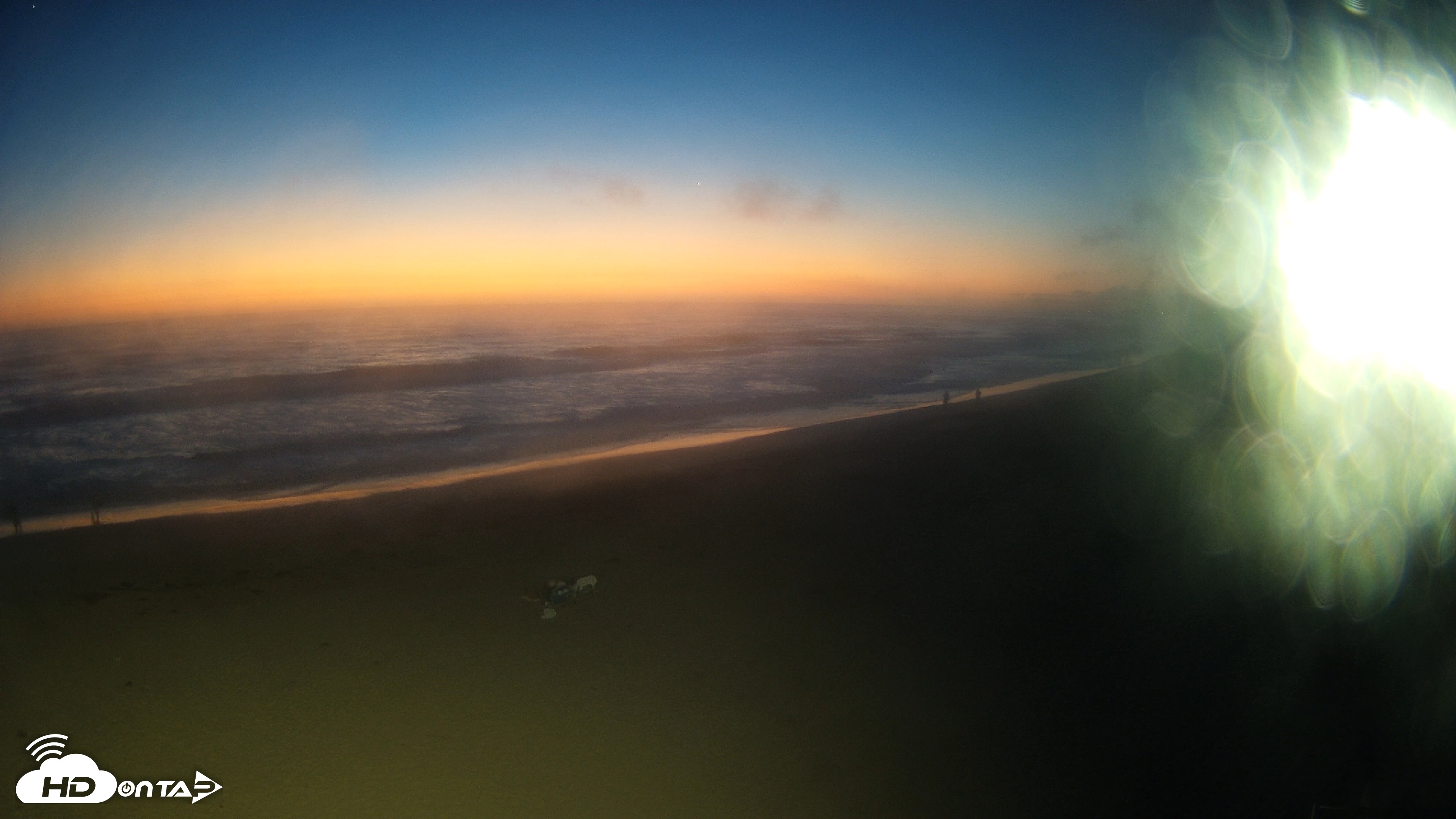 Snapshot of 17th St. Del Mar Beach - 4K NW View Live Cam taken Jul 22, 2026, 8:29pm PDT