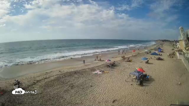 Snapshot of 17th St. Del Mar Beach - 4K NW View Live Cam taken Sep 20, 2026, 3:56pm PDT