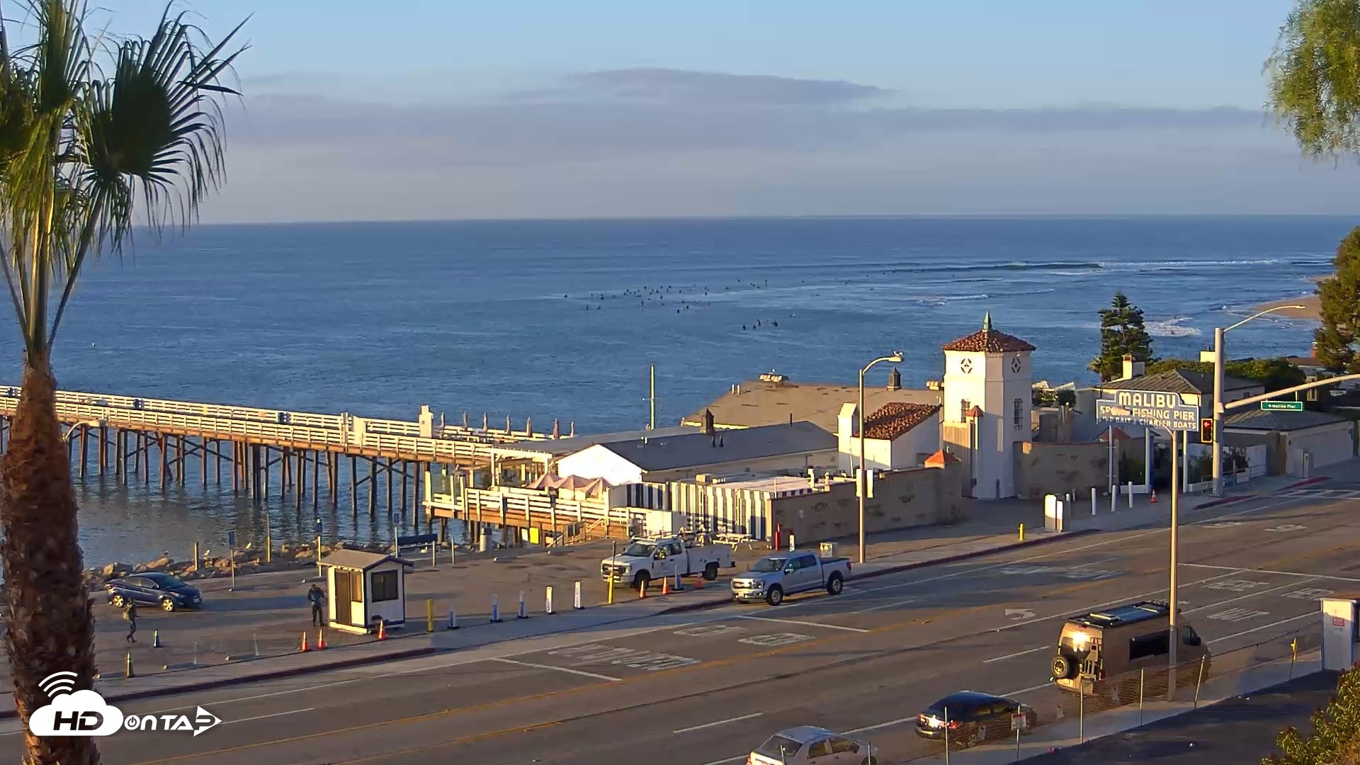 Snapshot of Malibu Pier Live Webcam taken Sep 28, 2026, 7:18am PDT