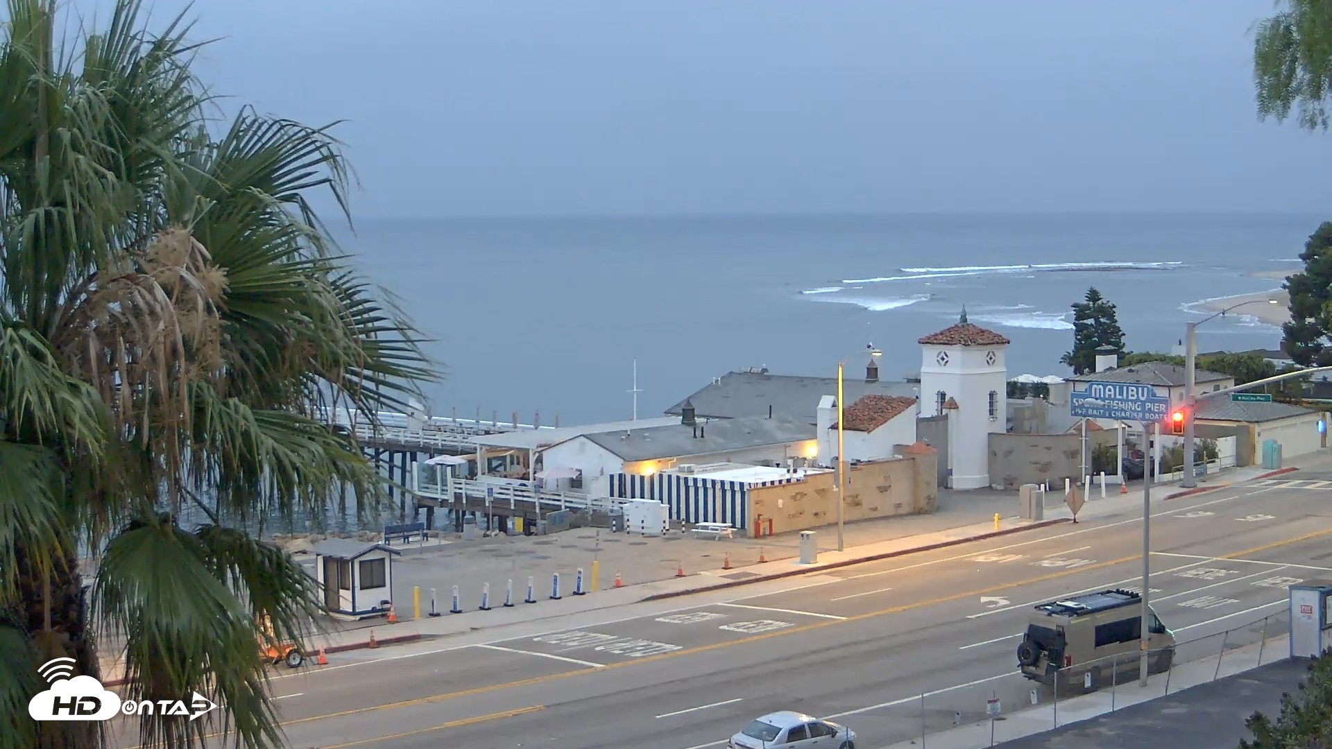 Snapshot of Malibu Pier Live Webcam taken Sep 14, 2026, 6:27am PDT