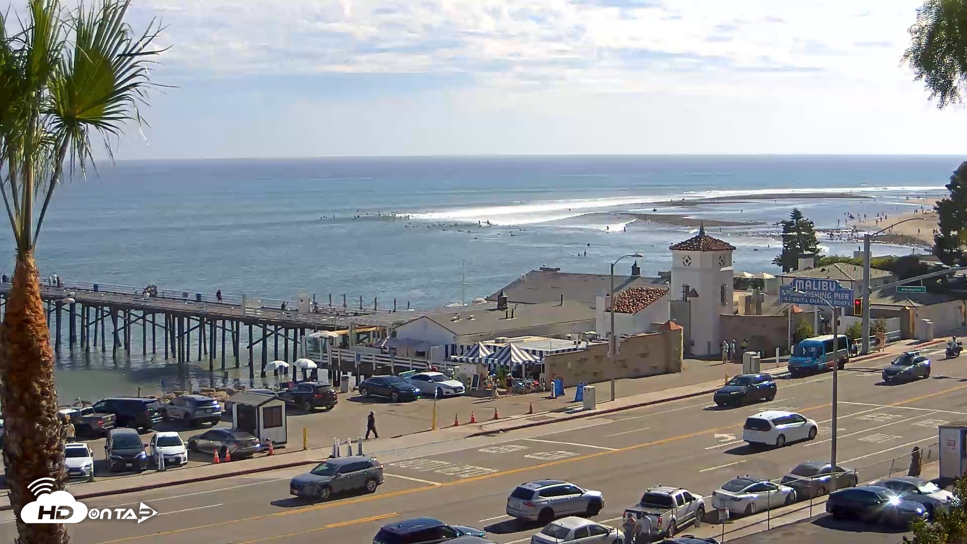 Snapshot of Malibu Pier Live Webcam taken Sep 27, 2026, 3:42pm PDT