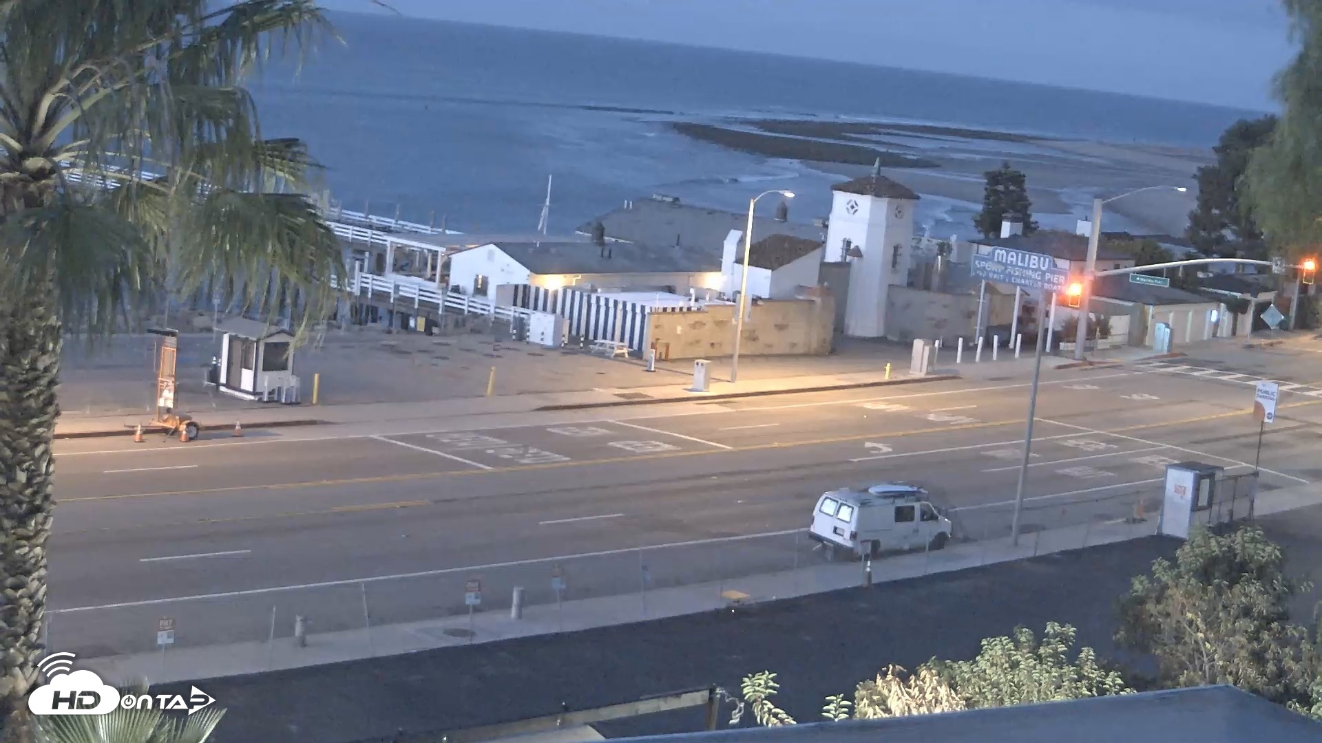 Snapshot of Malibu Pier Live Webcam taken Apr 20, 2026, 5:55am PDT