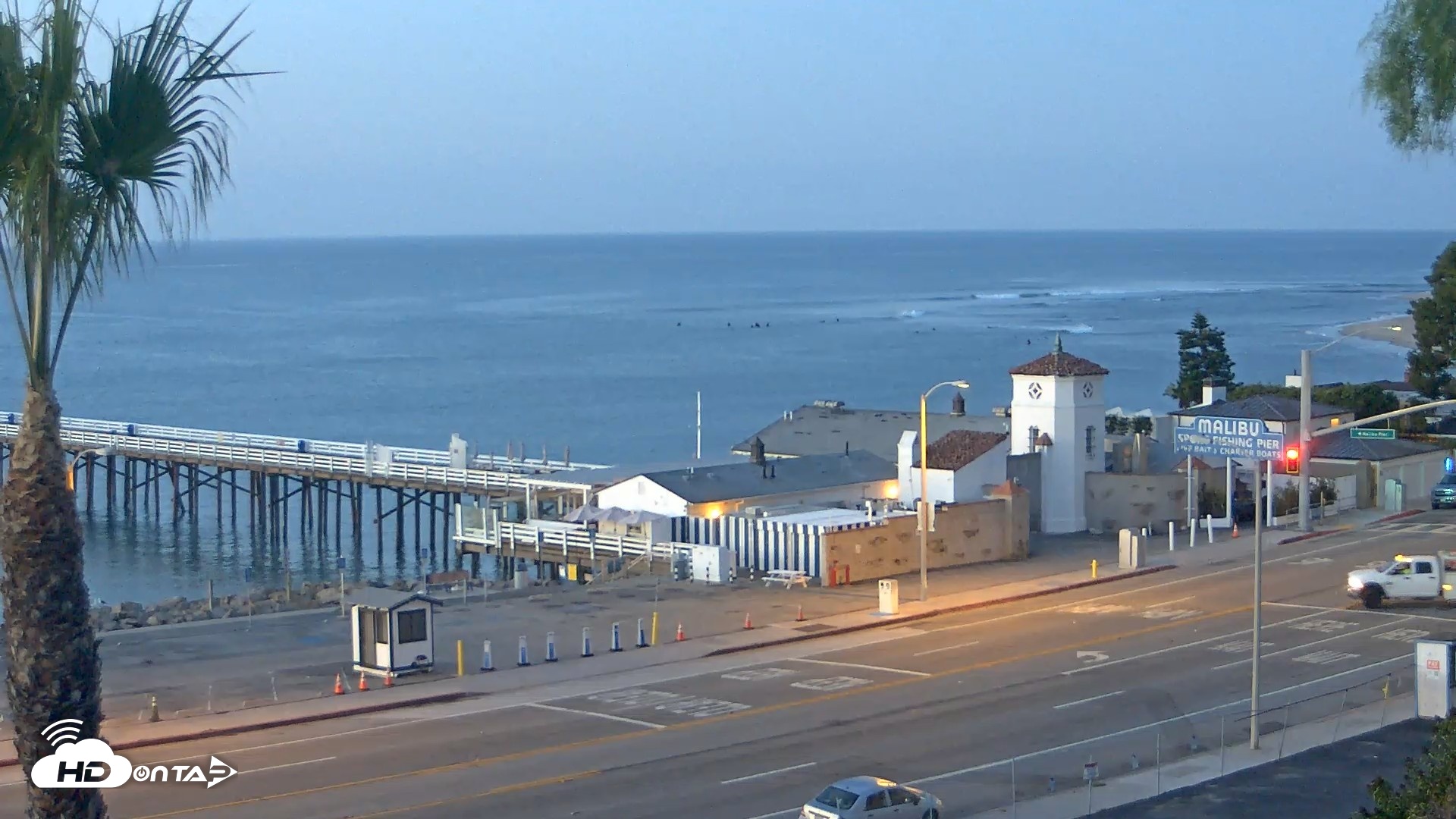 Snapshot of Malibu Pier Live Webcam taken Sep 23, 2026, 6:27am PDT
