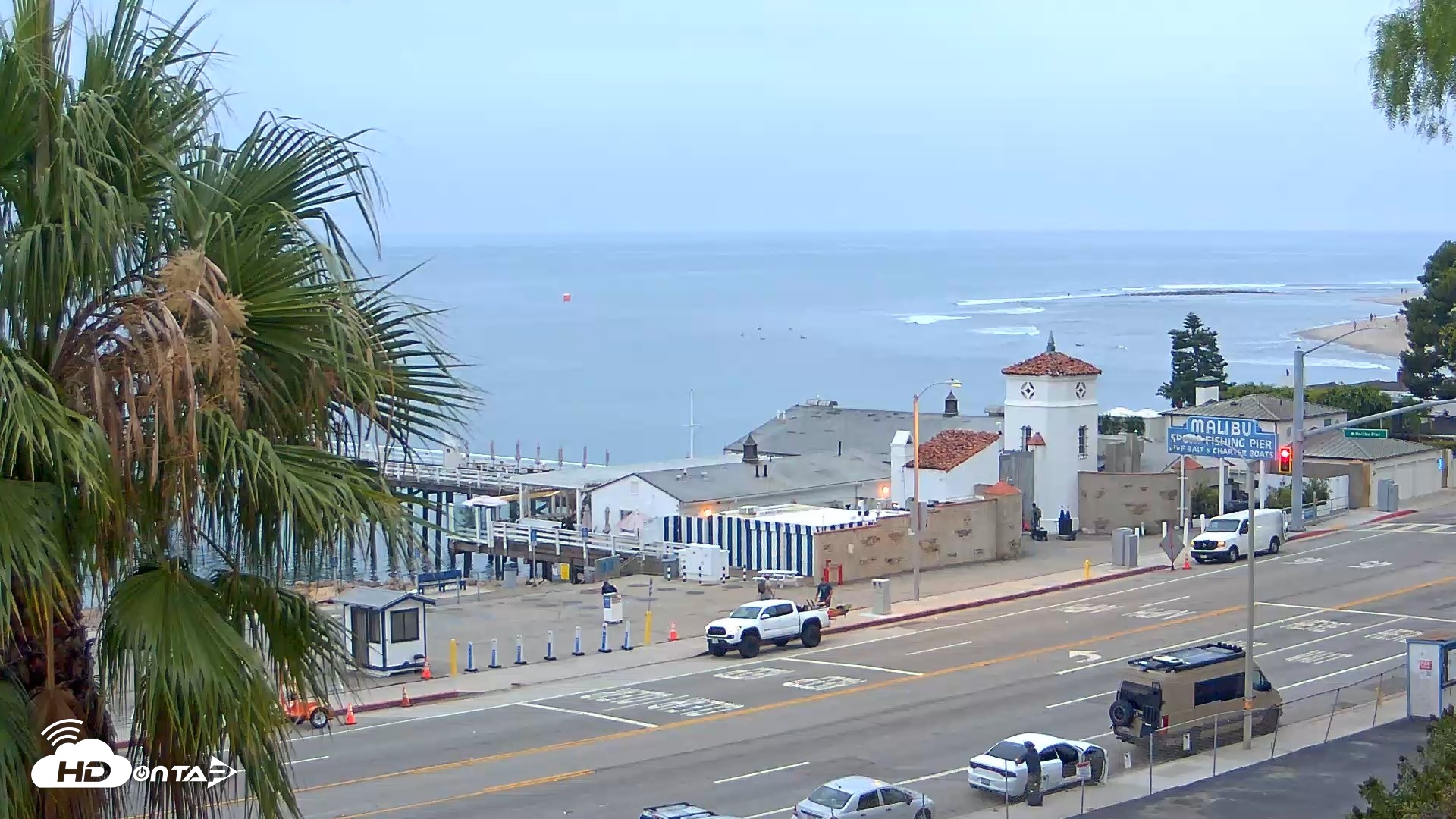 Snapshot of Malibu Pier Live Webcam taken Sep 13, 2026, 6:44am PDT