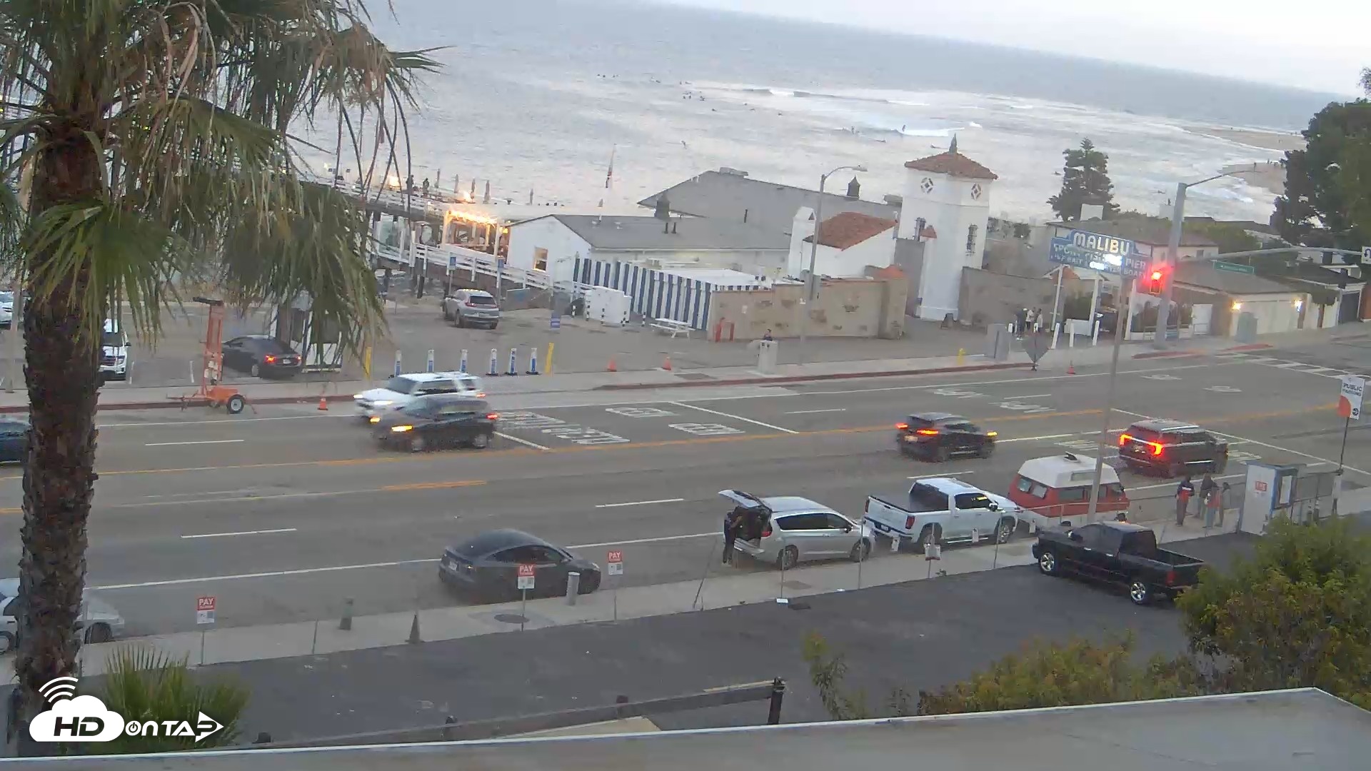 Snapshot of Malibu Pier Live Webcam taken Jun 23, 2026, 8:20pm PDT
