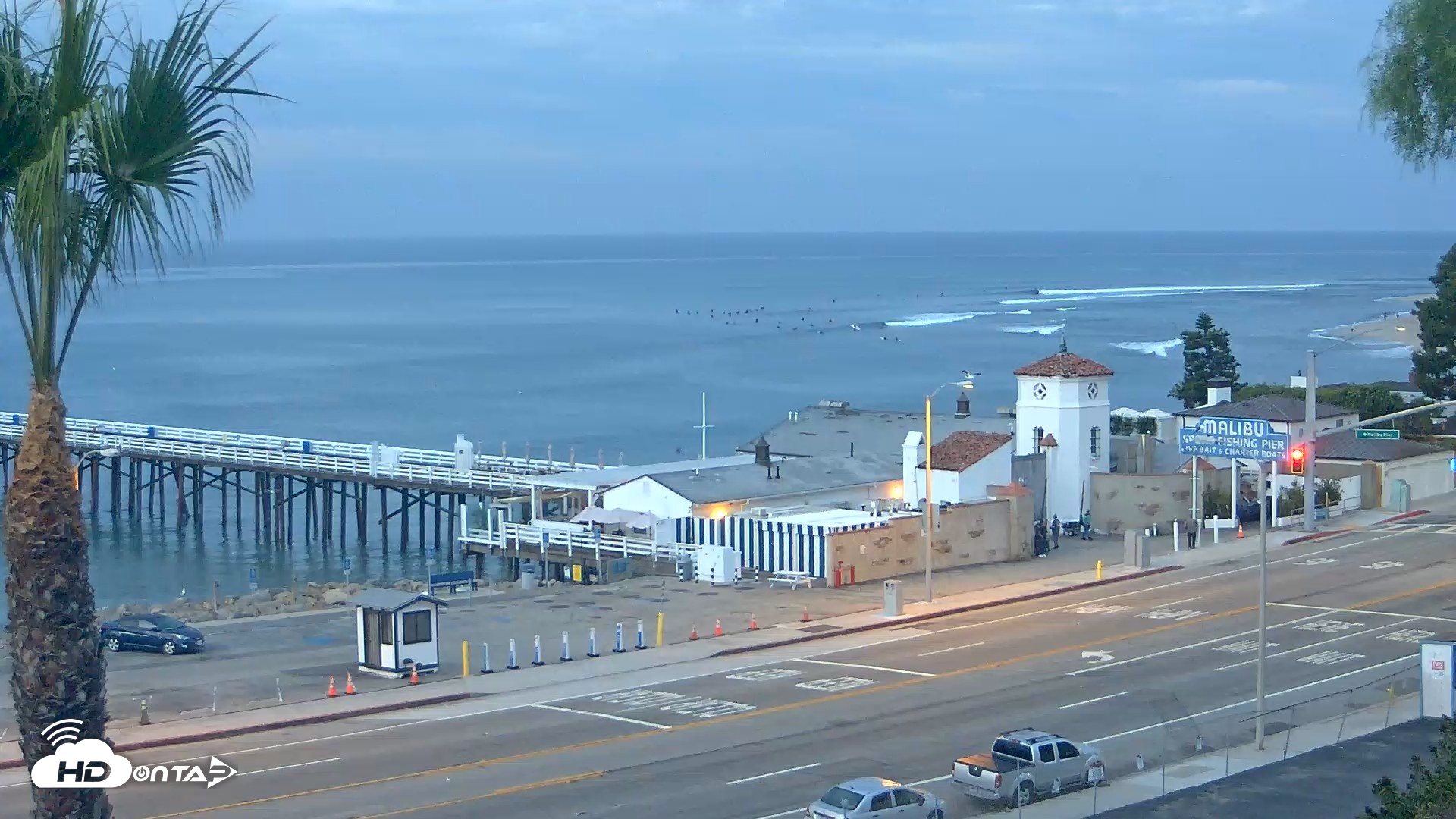 Snapshot of Malibu Pier Live Webcam taken Sep 27, 2026, 6:37am PDT