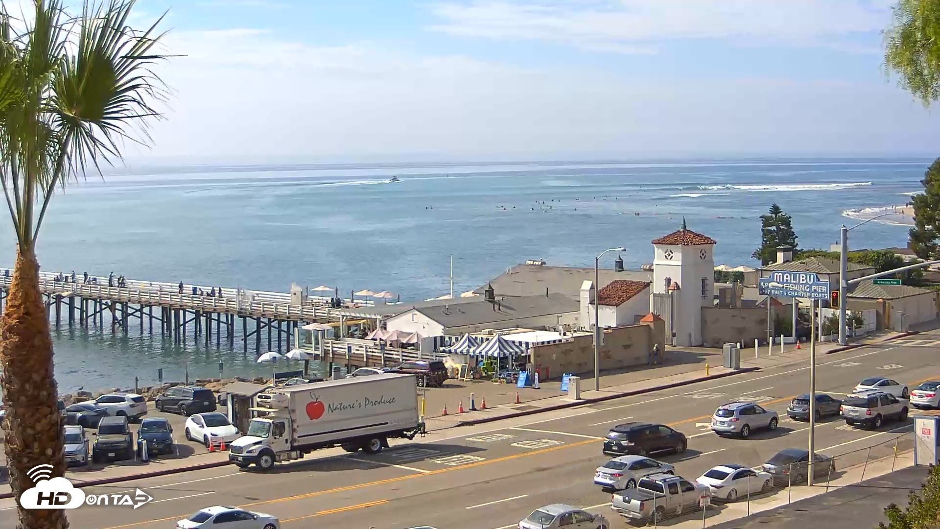 Snapshot of Malibu Pier Live Webcam taken Sep 27, 2026, 10:25am PDT