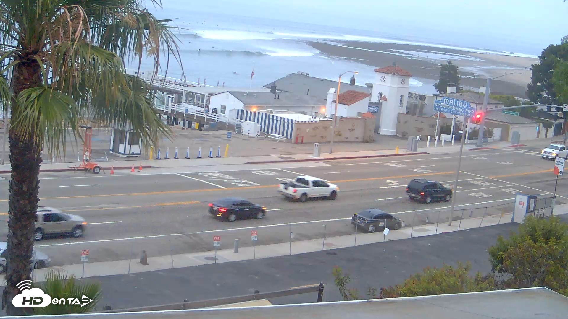 Snapshot of Malibu Pier Live Webcam taken Jun 16, 2026, 5:51am PDT