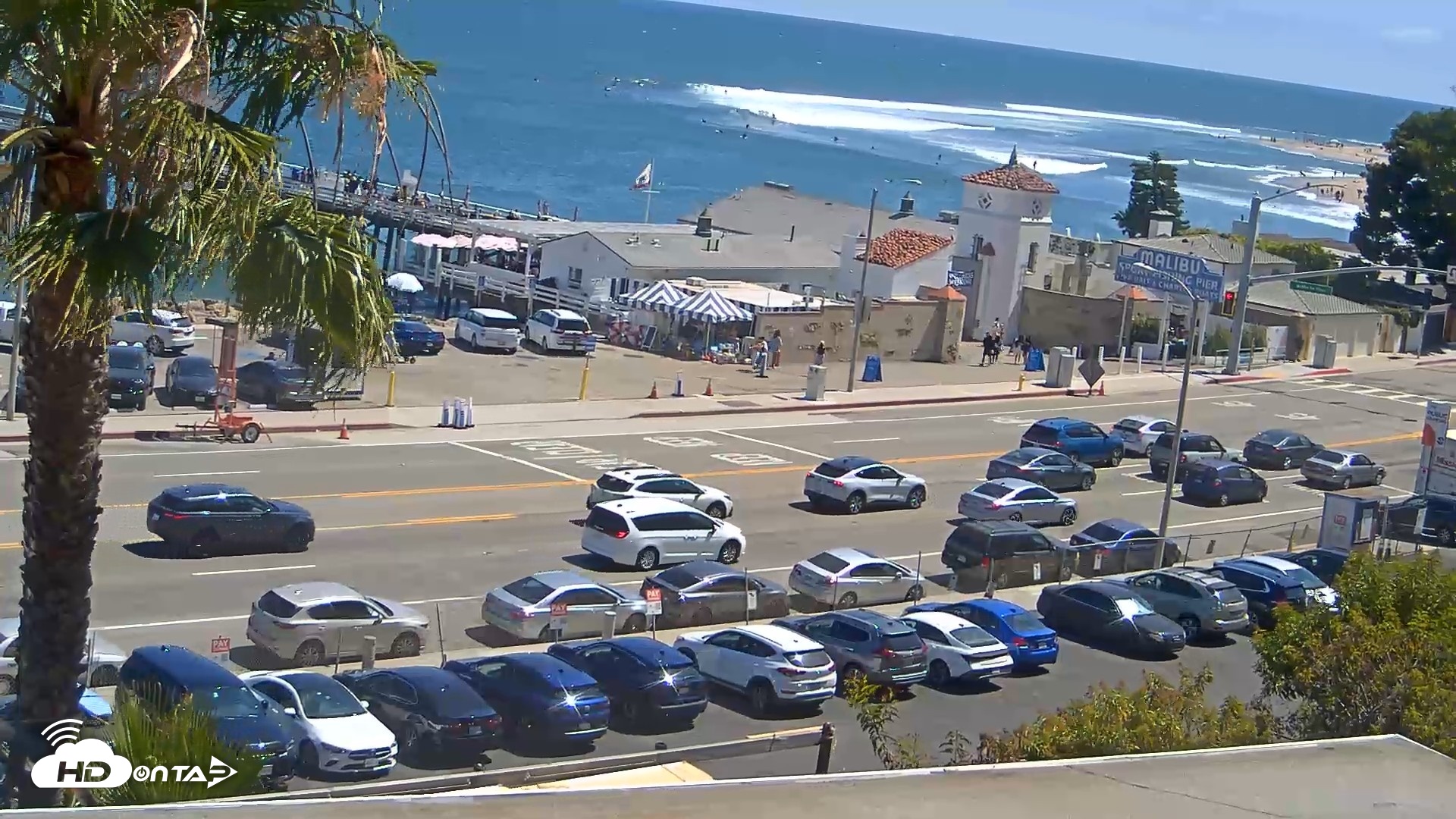 Snapshot of Malibu Pier Live Webcam taken Jun 19, 2026, 3:00pm PDT