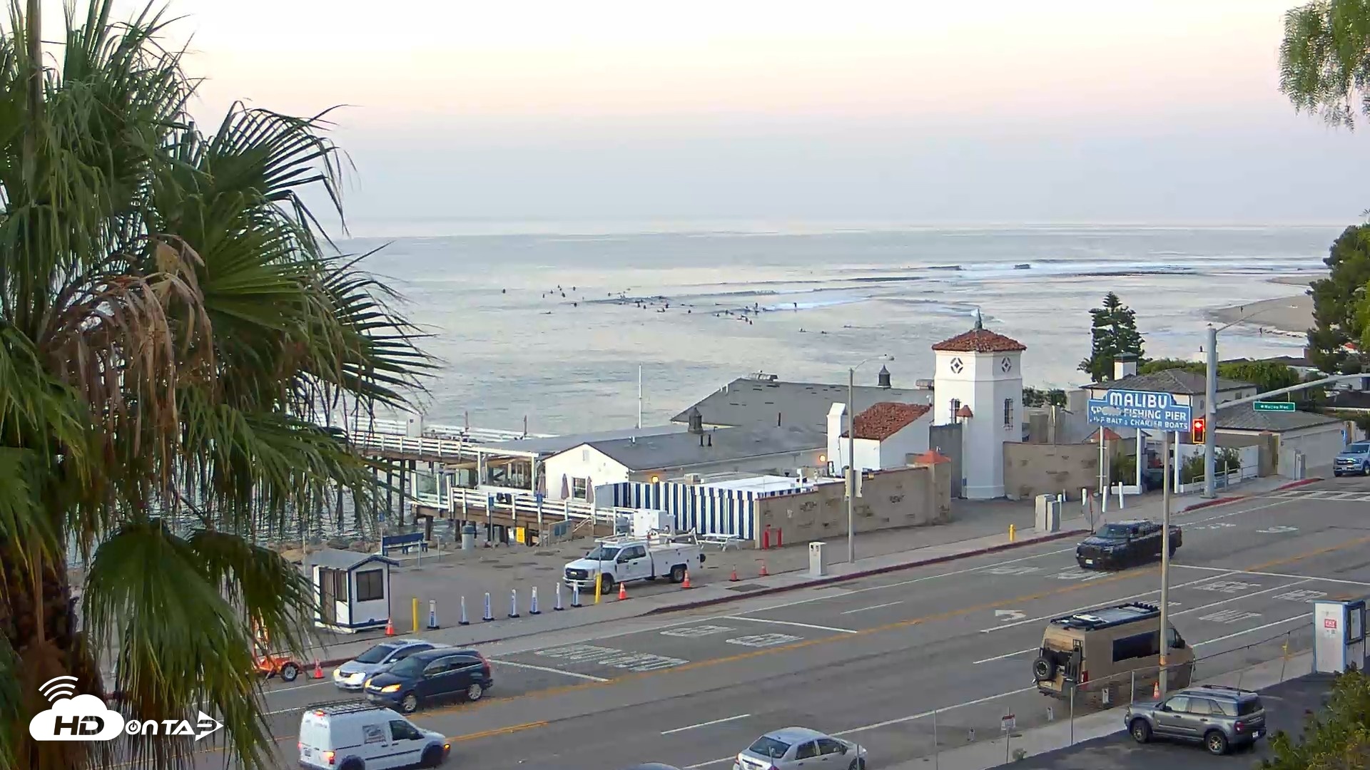 Snapshot of Malibu Pier Live Webcam taken Sep 11, 2026, 6:35am PDT