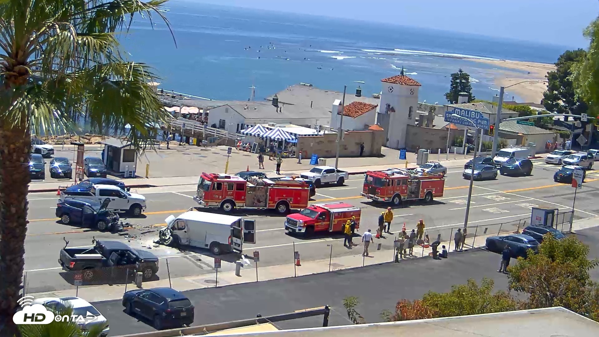 Snapshot of Malibu Pier Live Webcam taken Apr 29, 2026, 12:36pm PDT