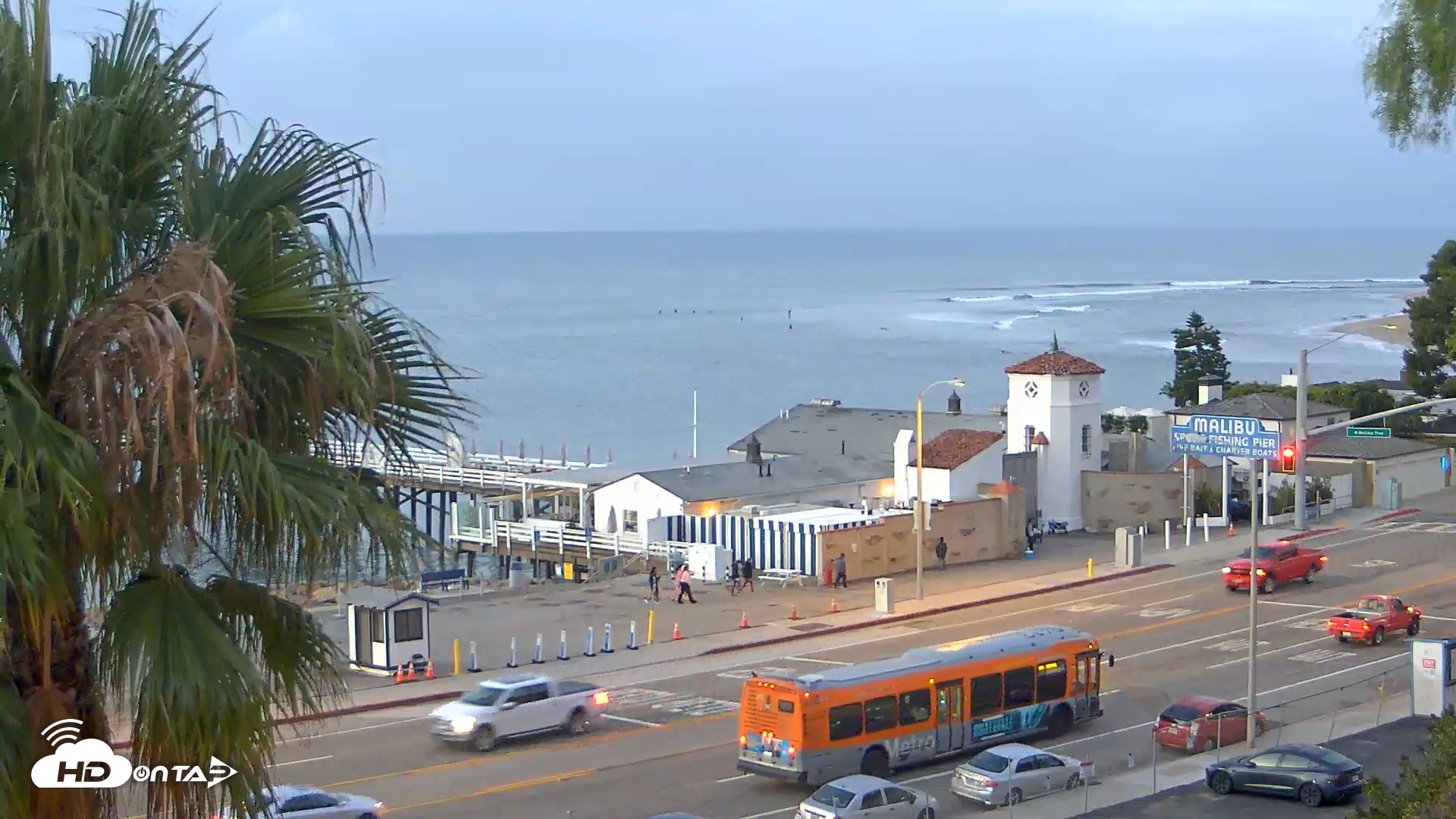 Snapshot of Malibu Pier Live Webcam taken Sep 19, 2026, 6:31am PDT