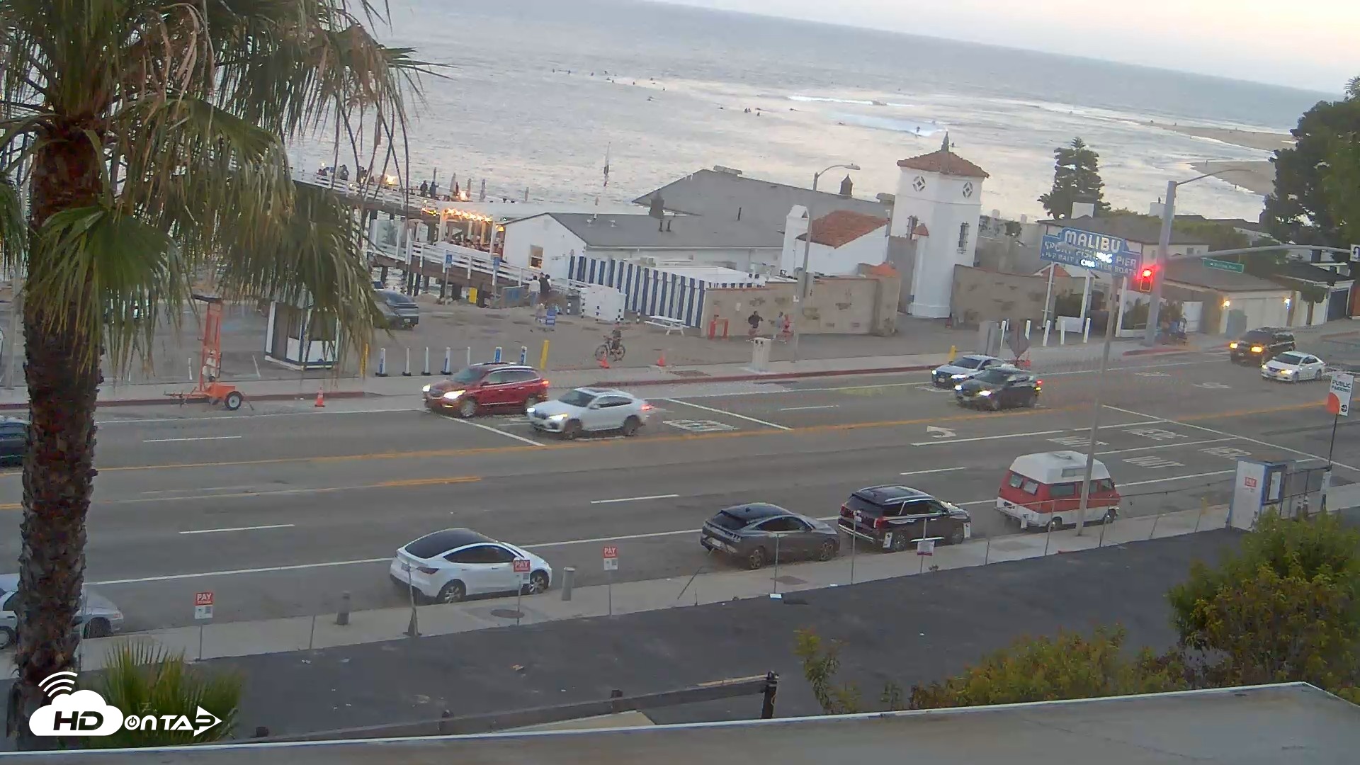 Snapshot of Malibu Pier Live Webcam taken Jun 22, 2026, 8:17pm PDT