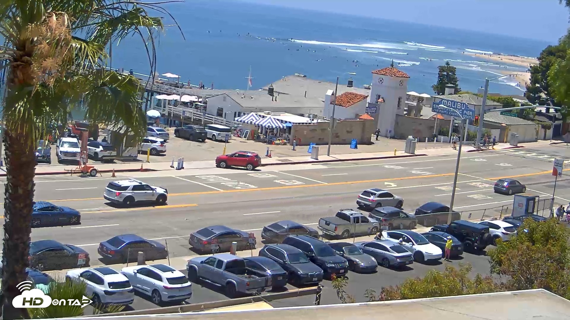 Snapshot of Malibu Pier Live Webcam taken May 31, 2026, 12:32pm PDT