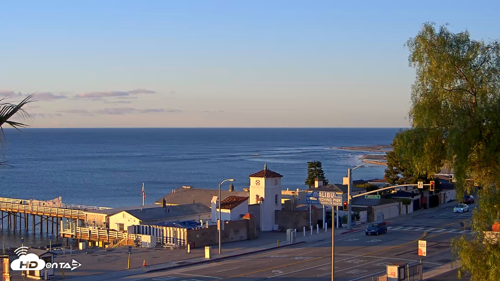 Snapshot of Malibu Pier Live Webcam taken Nov 19, 2025, 6:54am PST