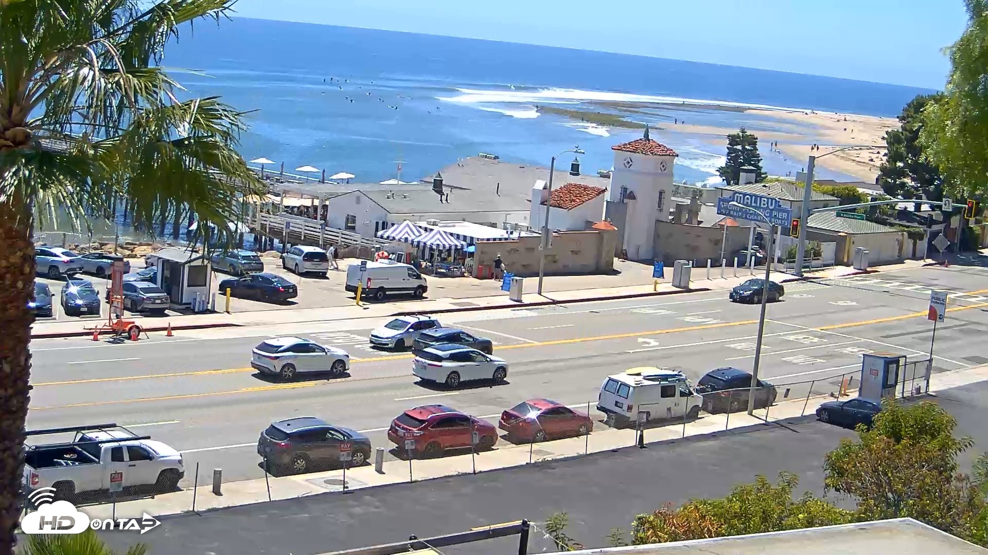 Snapshot of Malibu Pier Live Webcam taken Apr 14, 2026, 12:44pm PDT