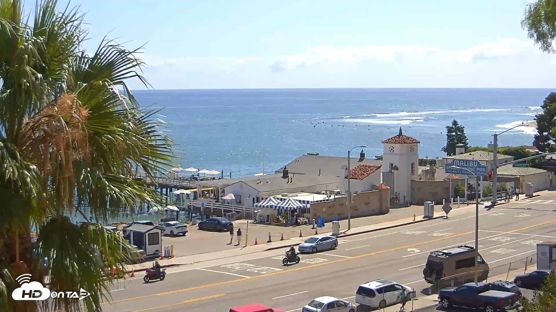 Snapshot of Malibu Pier Live Webcam taken Sep 16, 2026, 2:12pm PDT