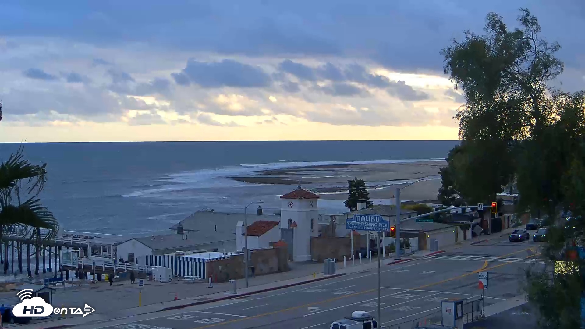 Snapshot of Malibu Pier Live Webcam taken Feb 17, 2026, 5:05pm PST