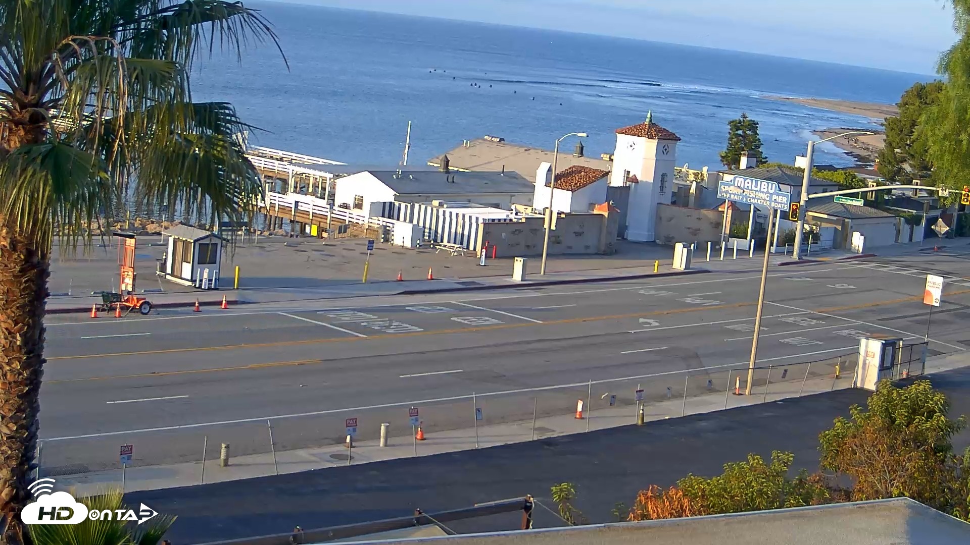 Snapshot of Malibu Pier Live Webcam taken Apr 28, 2026, 6:54am PDT