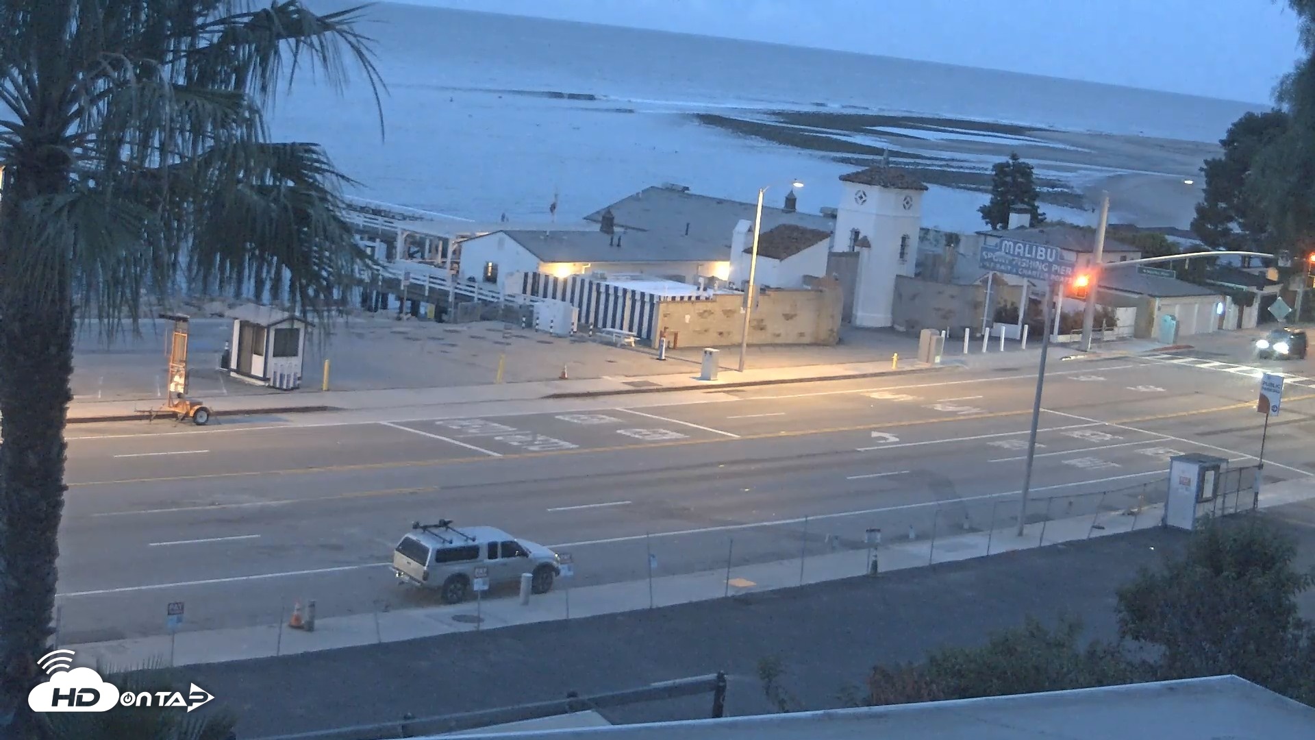 Snapshot of Malibu Pier Live Webcam taken May 4, 2026, 5:45am PDT