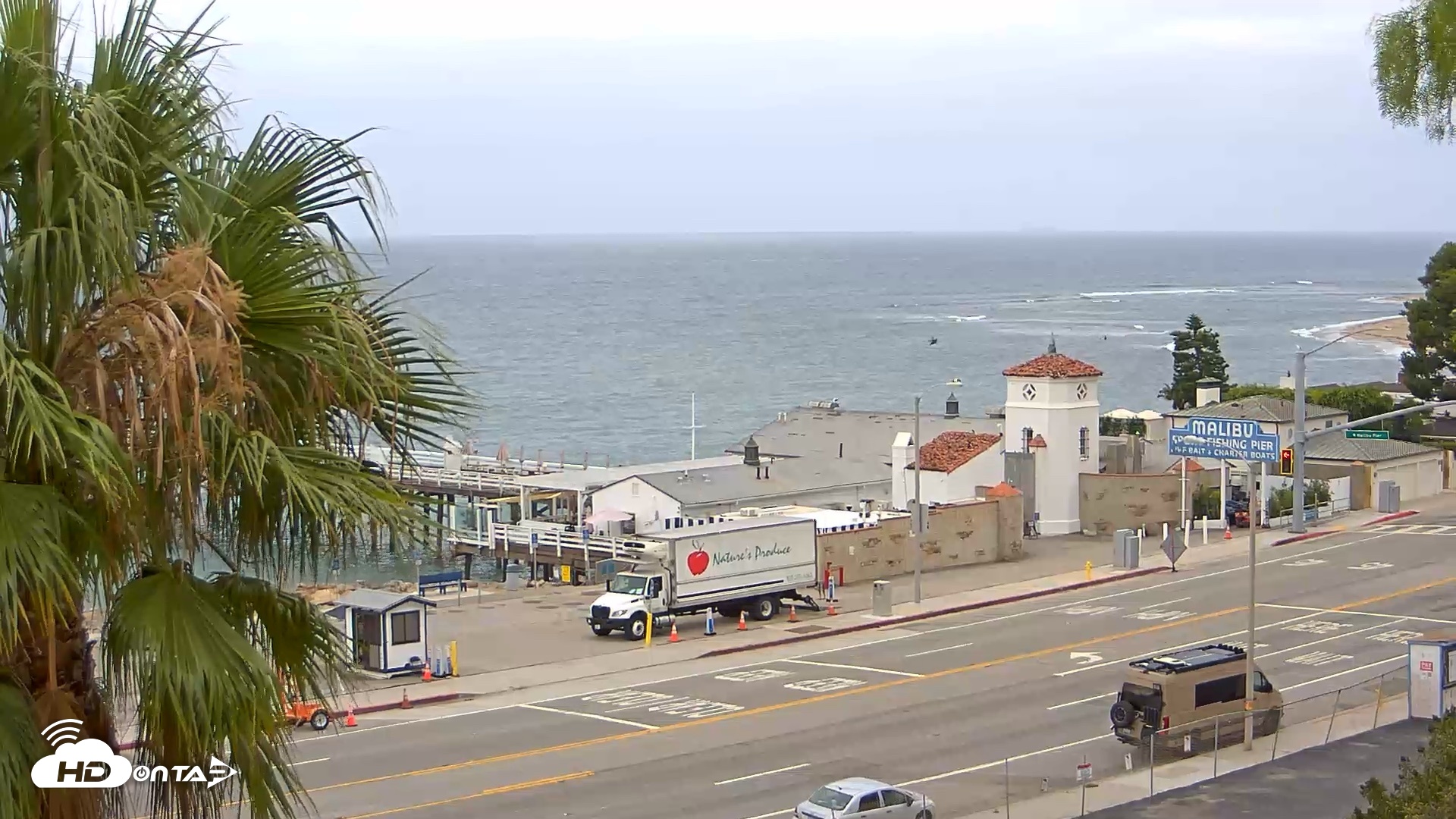 Snapshot of Malibu Pier Live Webcam taken Sep 15, 2026, 8:24am PDT