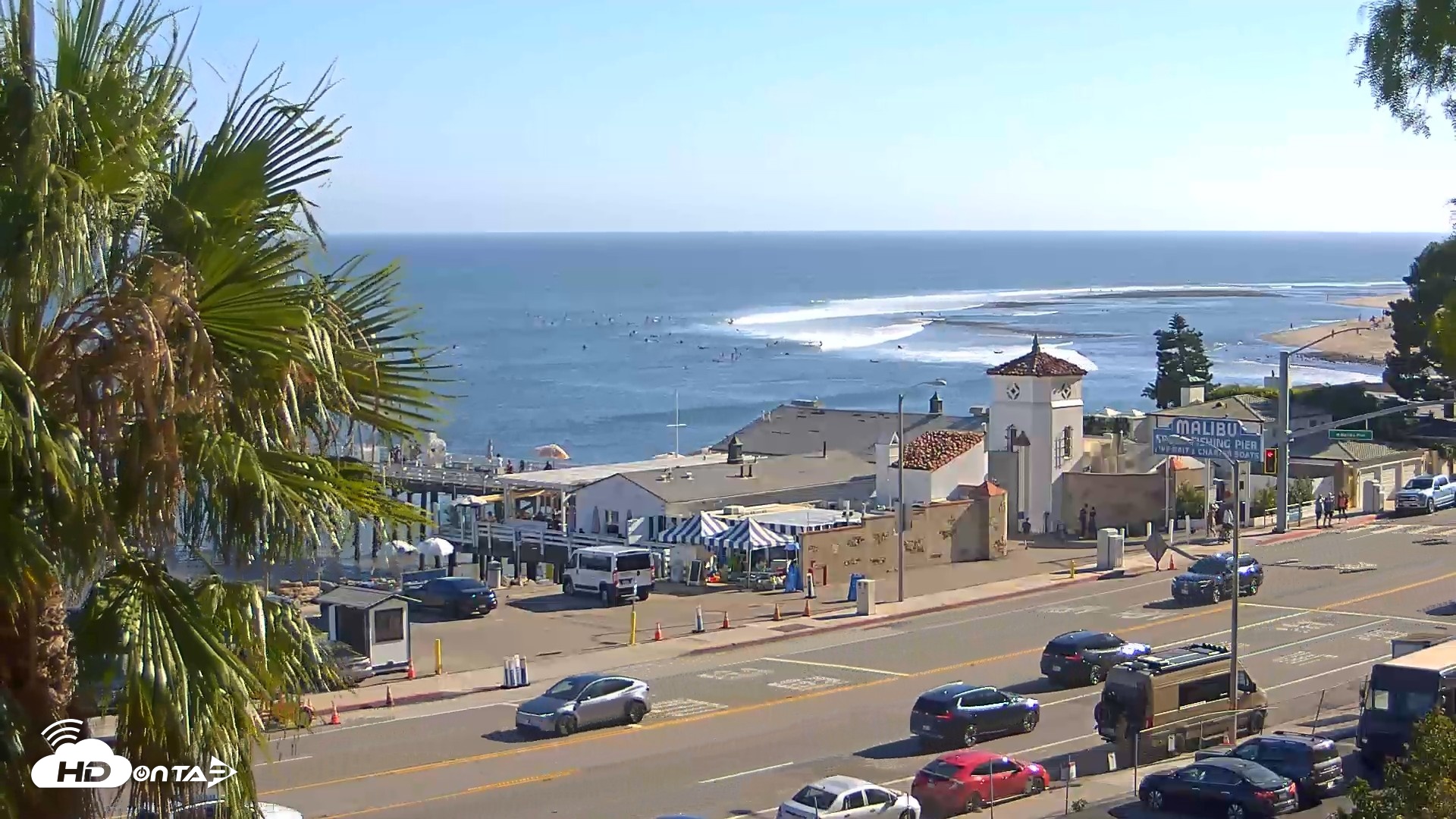 Snapshot of Malibu Pier Live Webcam taken Sep 11, 2026, 4:34pm PDT