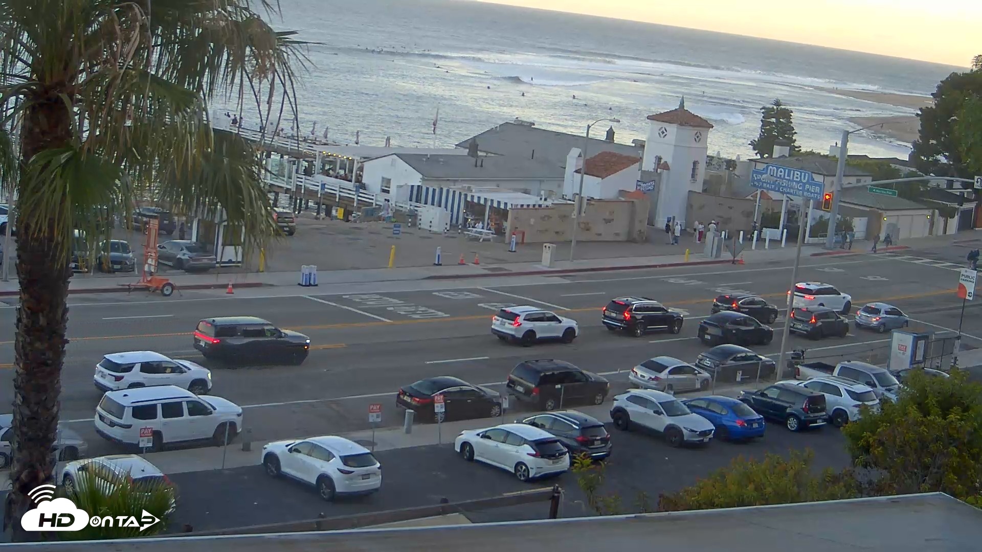 Snapshot of Malibu Pier Live Webcam taken Jun 20, 2026, 7:47pm PDT