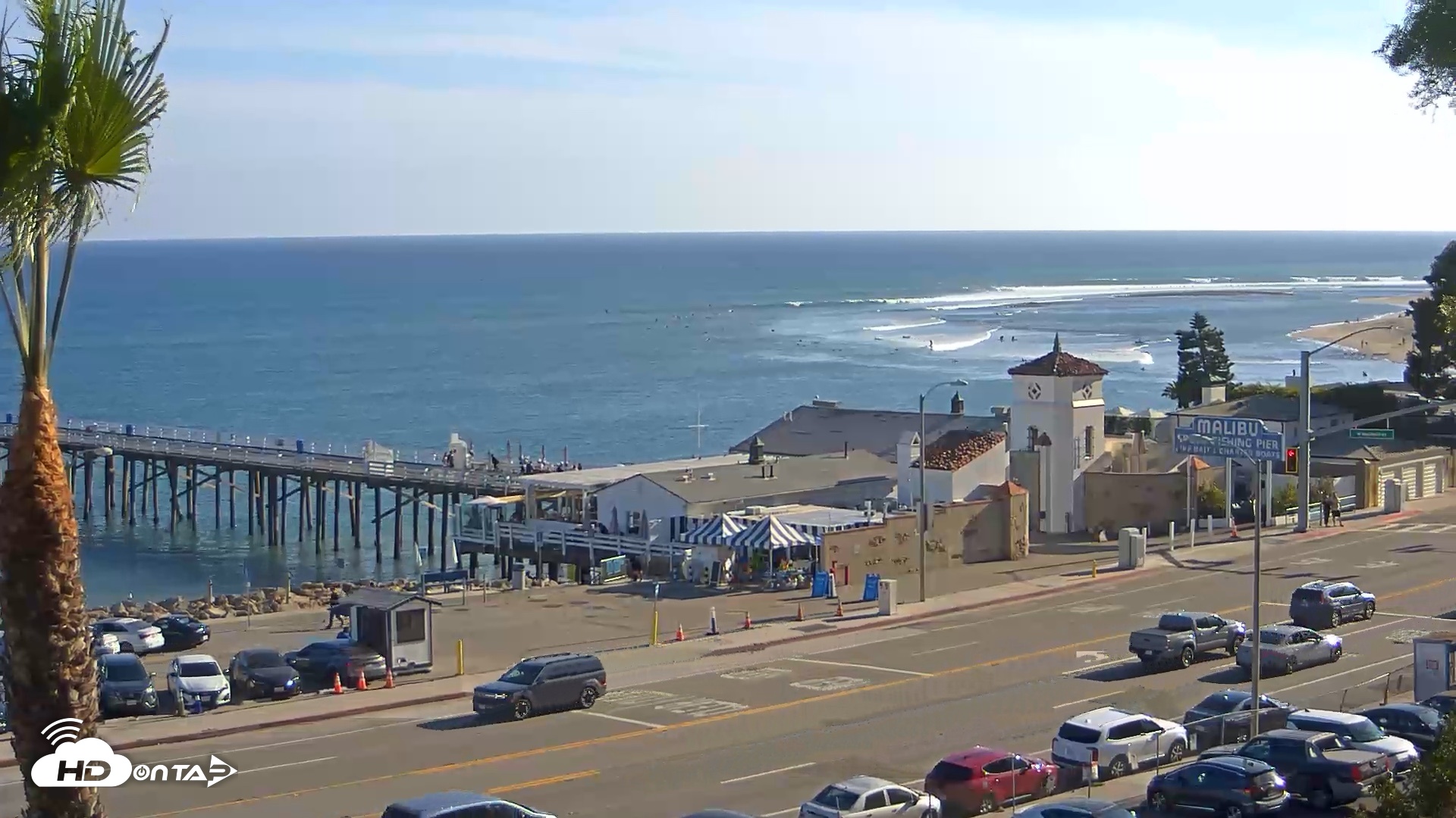 Snapshot of Malibu Pier Live Webcam taken Sep 25, 2026, 4:42pm PDT