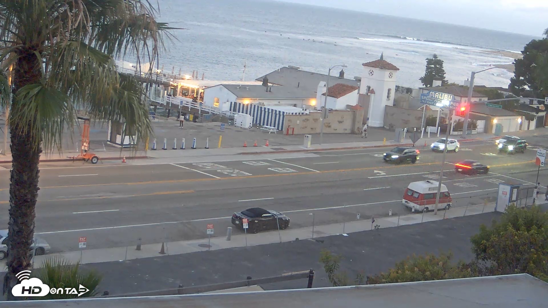 Snapshot of Malibu Pier Live Webcam taken Jun 30, 2026, 8:25pm PDT