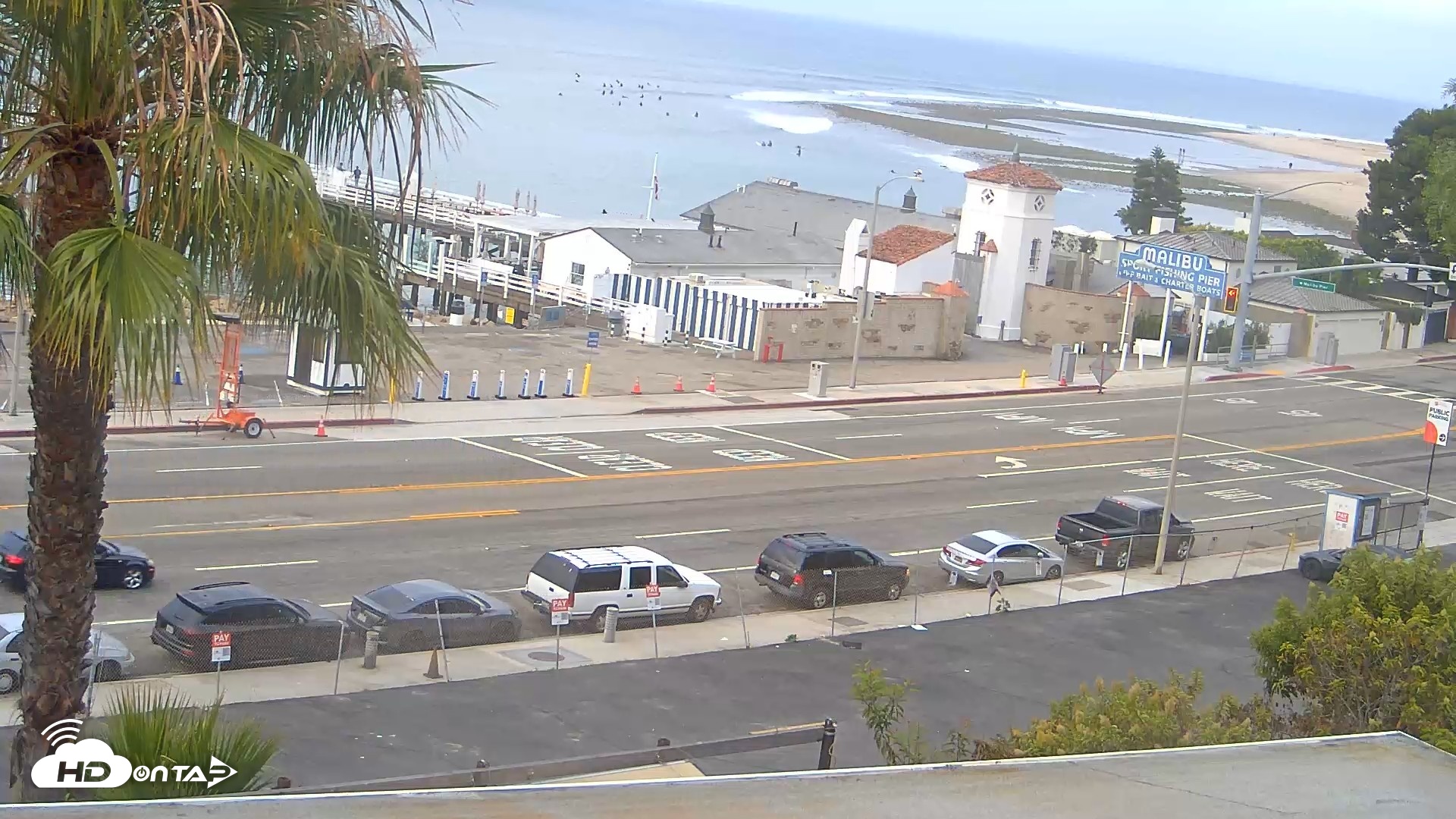 Snapshot of Malibu Pier Live Webcam taken Jul 3, 2026, 6:57am PDT