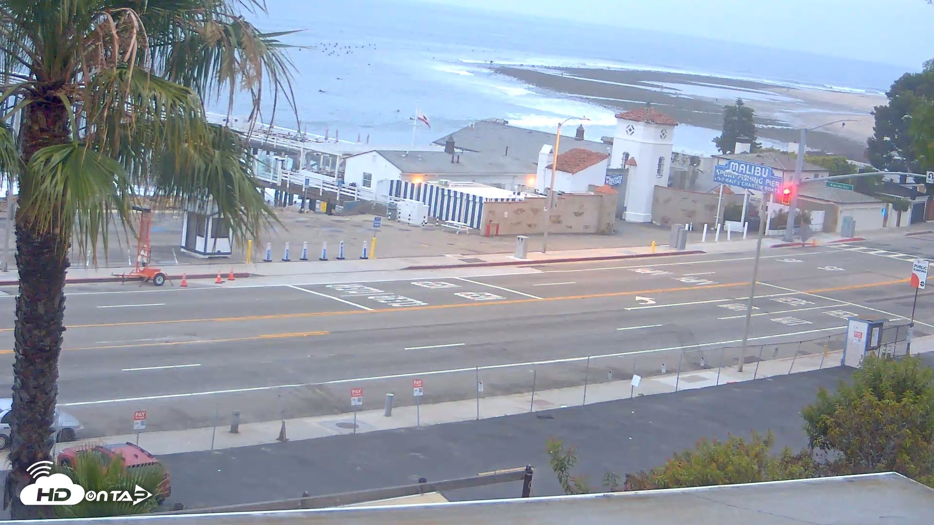 Snapshot of Malibu Pier Live Webcam taken Jun 17, 2026, 5:52am PDT