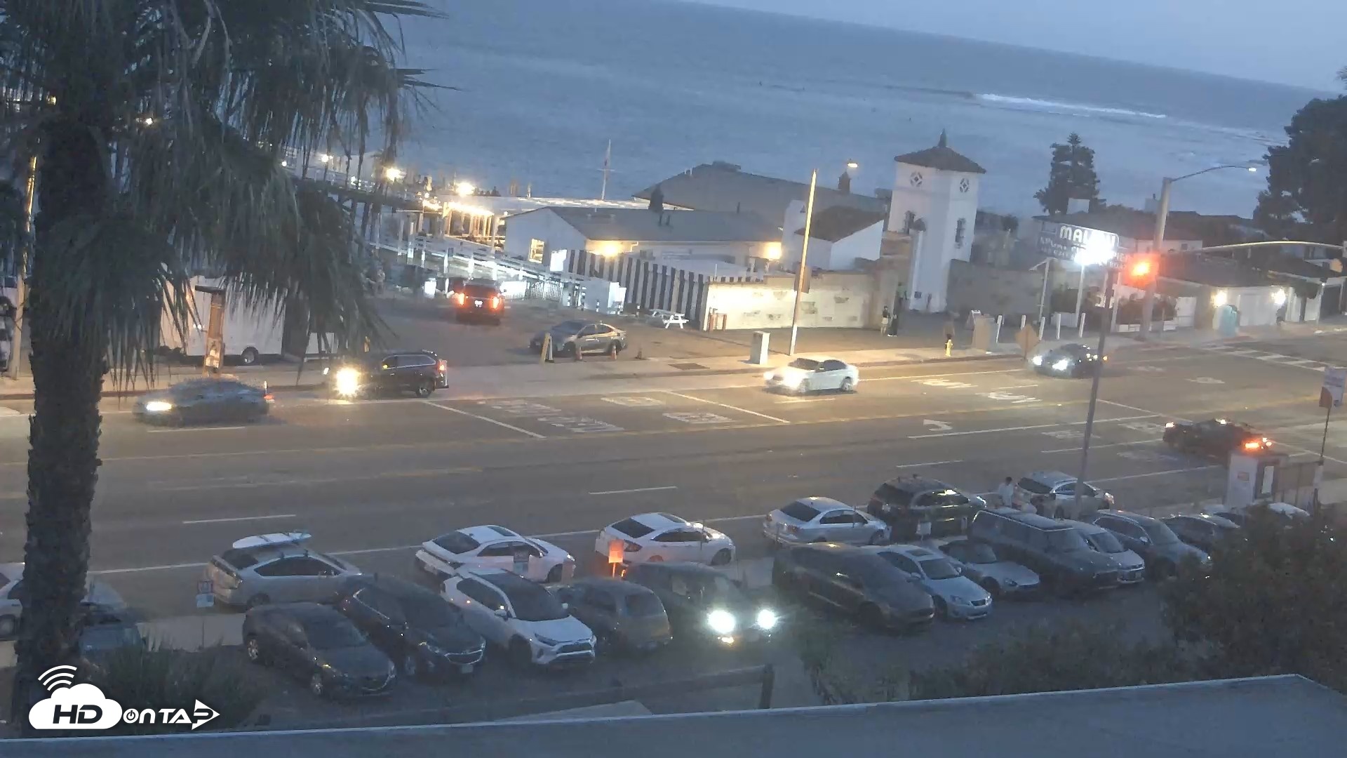 Snapshot of Malibu Pier Live Webcam taken Jul 12, 2026, 8:32pm PDT