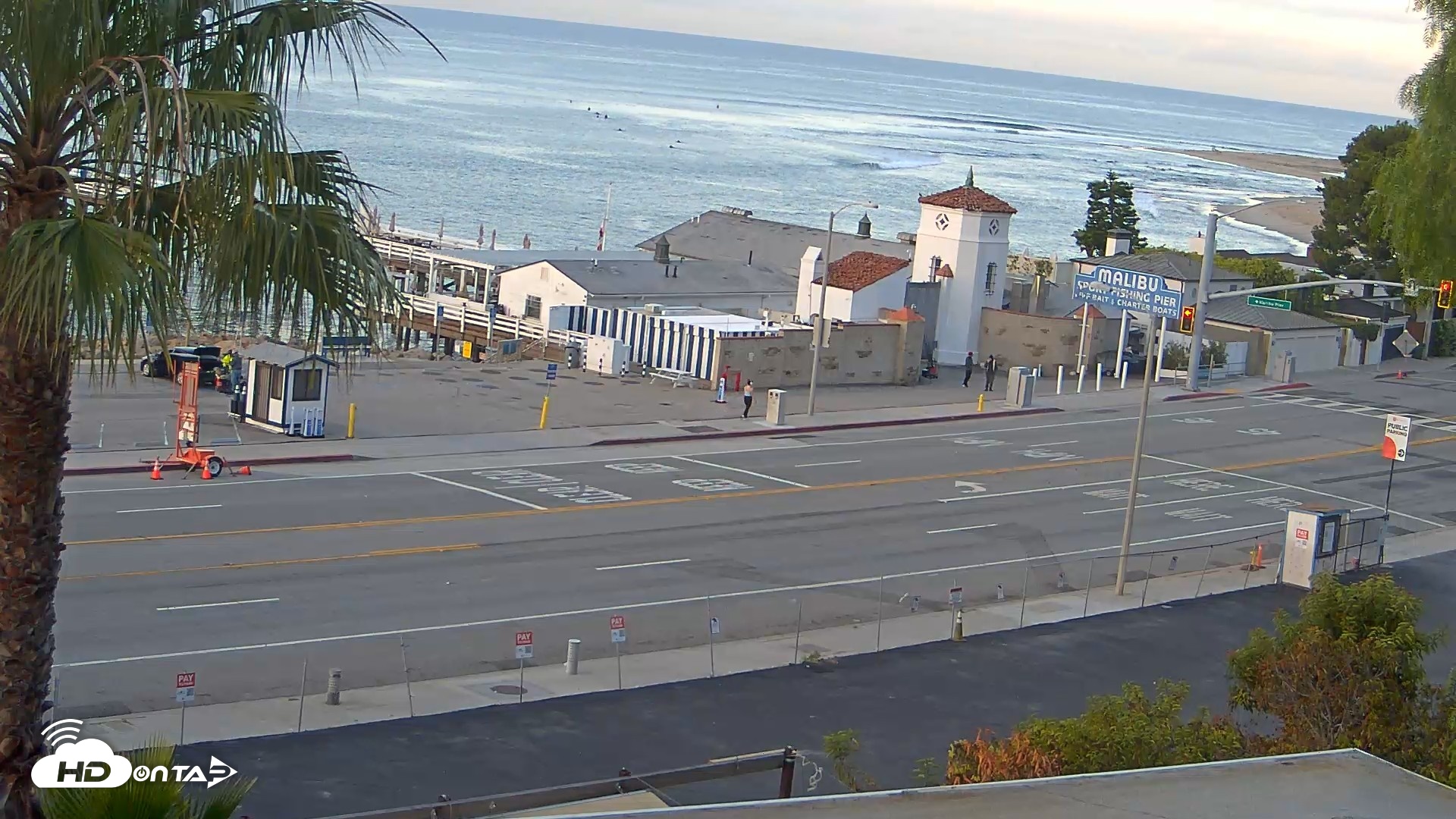 Snapshot of Malibu Pier Live Webcam taken Apr 24, 2026, 6:33am PDT