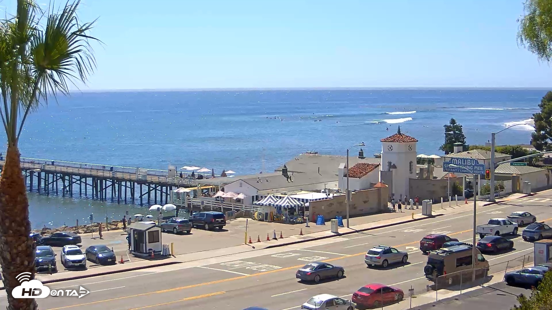 Snapshot of Malibu Pier Live Webcam taken Sep 29, 2026, 12:28pm PDT