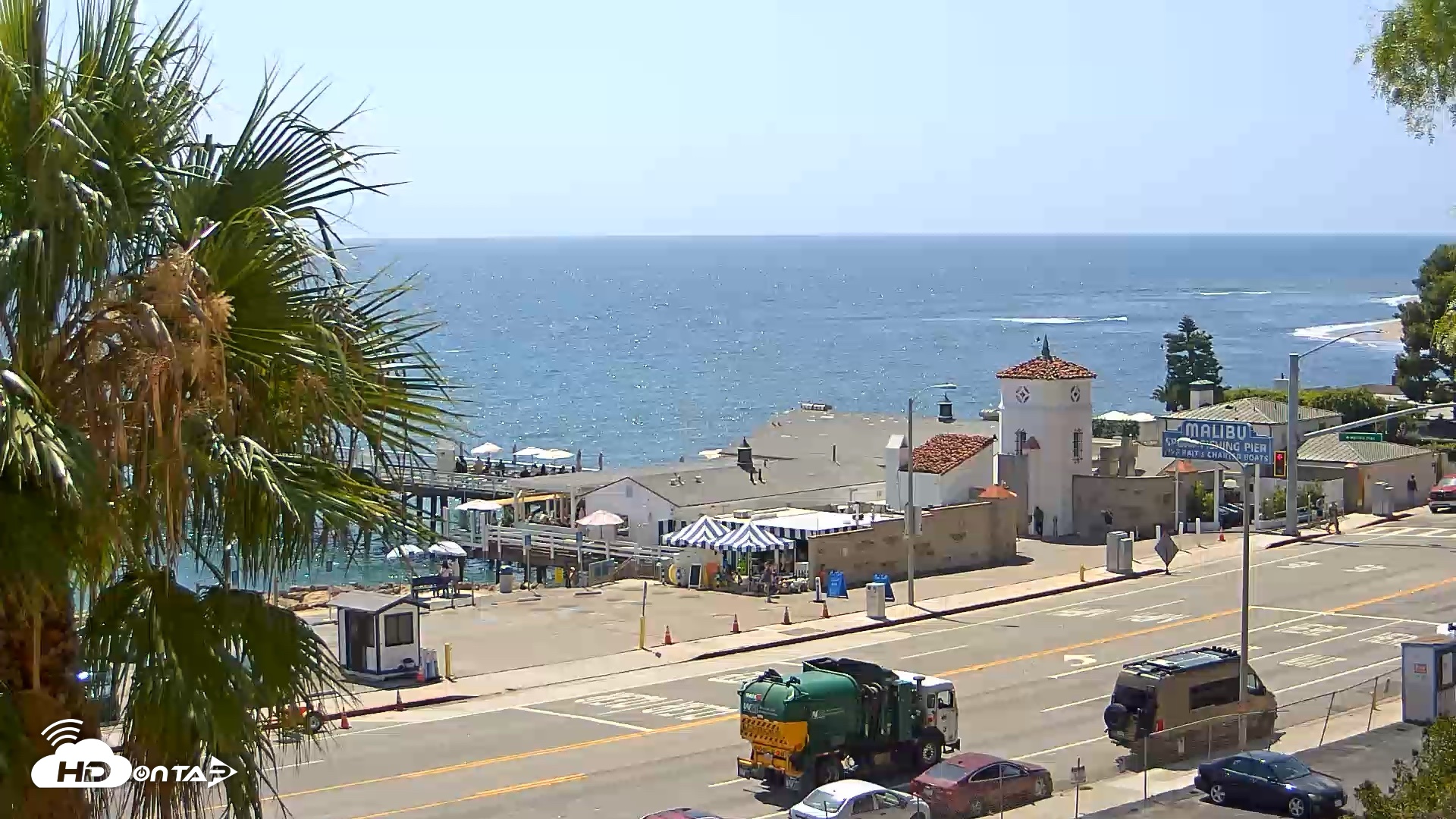 Snapshot of Malibu Pier Live Webcam taken Sep 14, 2026, 12:37pm PDT