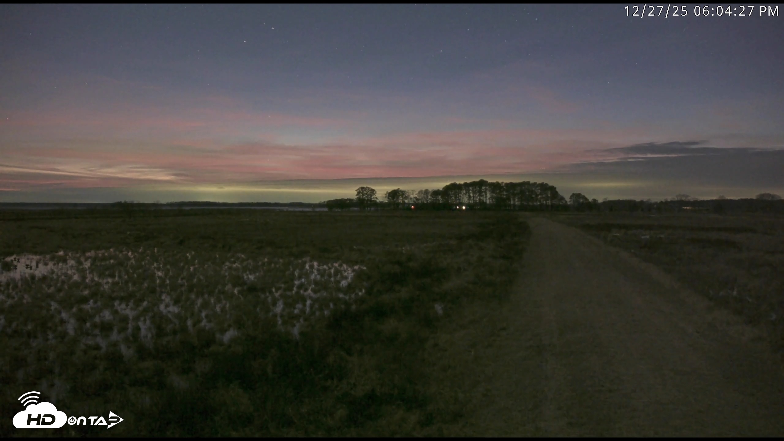 Snapshot of Blackwater Wildlife Refuge Waterfowl Live Webcam taken Dec 27, 2025, 6:03pm EST