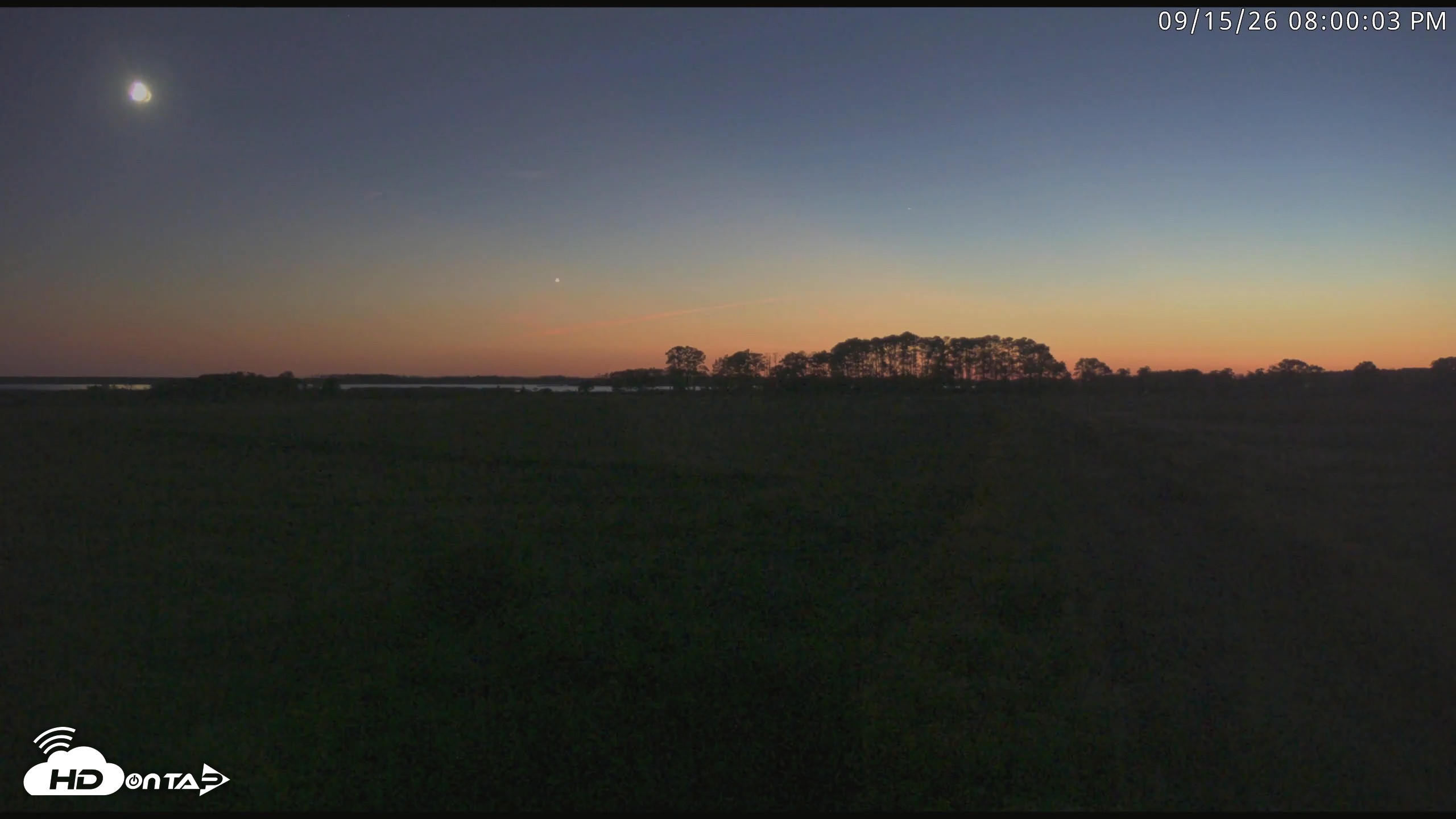 Snapshot of Blackwater Wildlife Refuge Waterfowl Live Webcam taken Sep 15, 2026, 8:00pm EDT