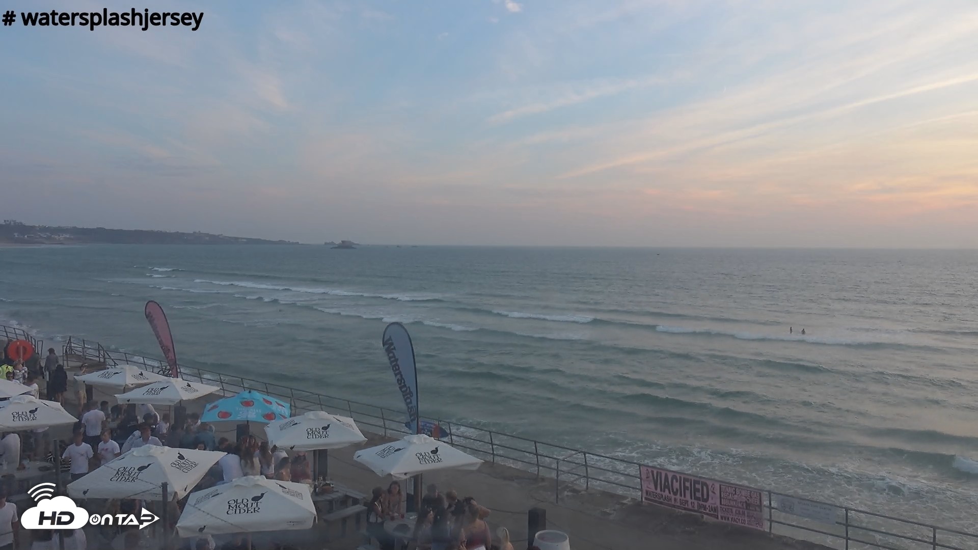 Snapshot of St. Quens Bay Jersey Island Live Webcam taken Aug 16, 2026, 8:11pm BST