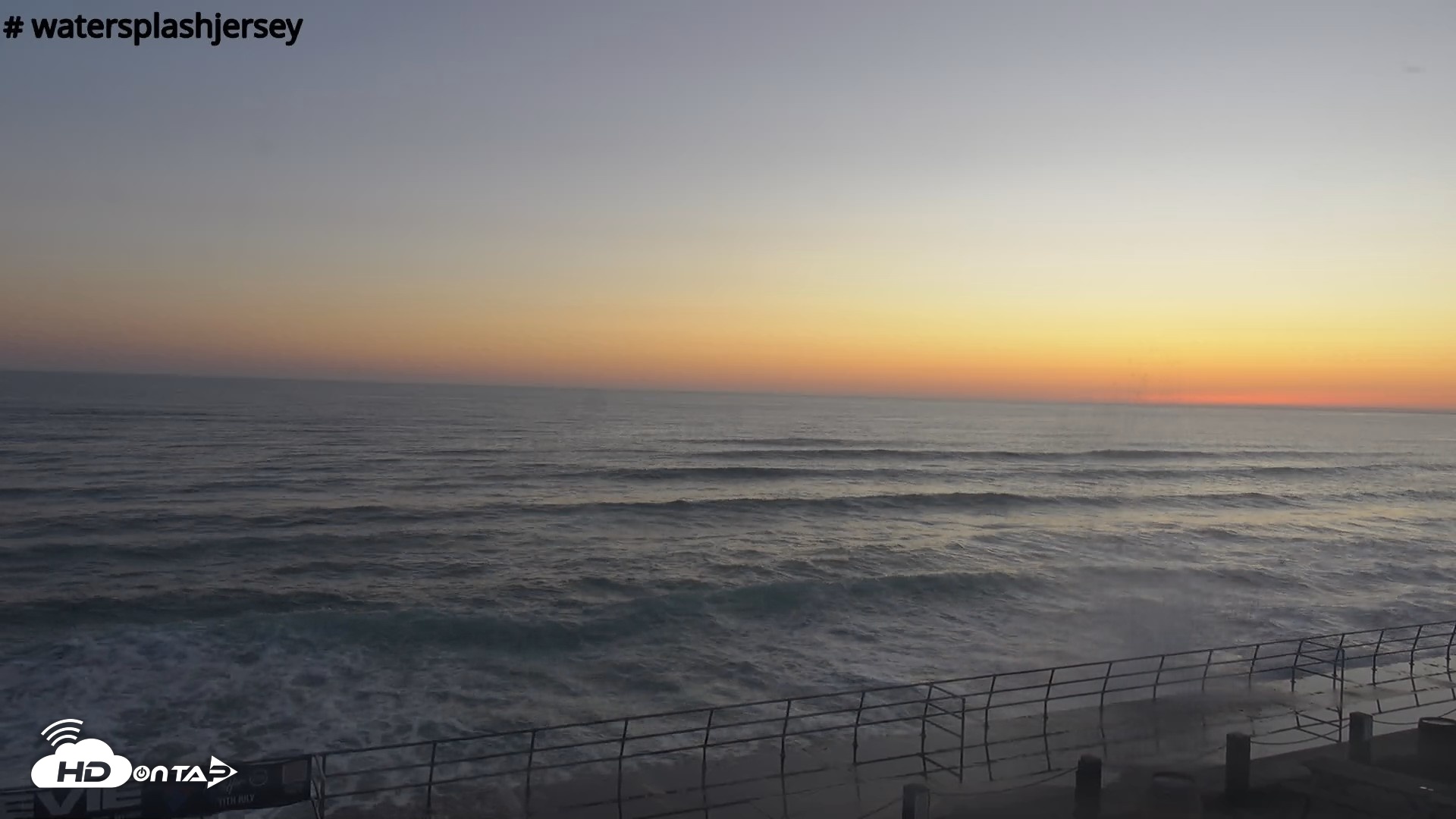 Snapshot of St. Quens Bay Jersey Island Live Webcam taken Jul 3, 2026, 9:28pm BST