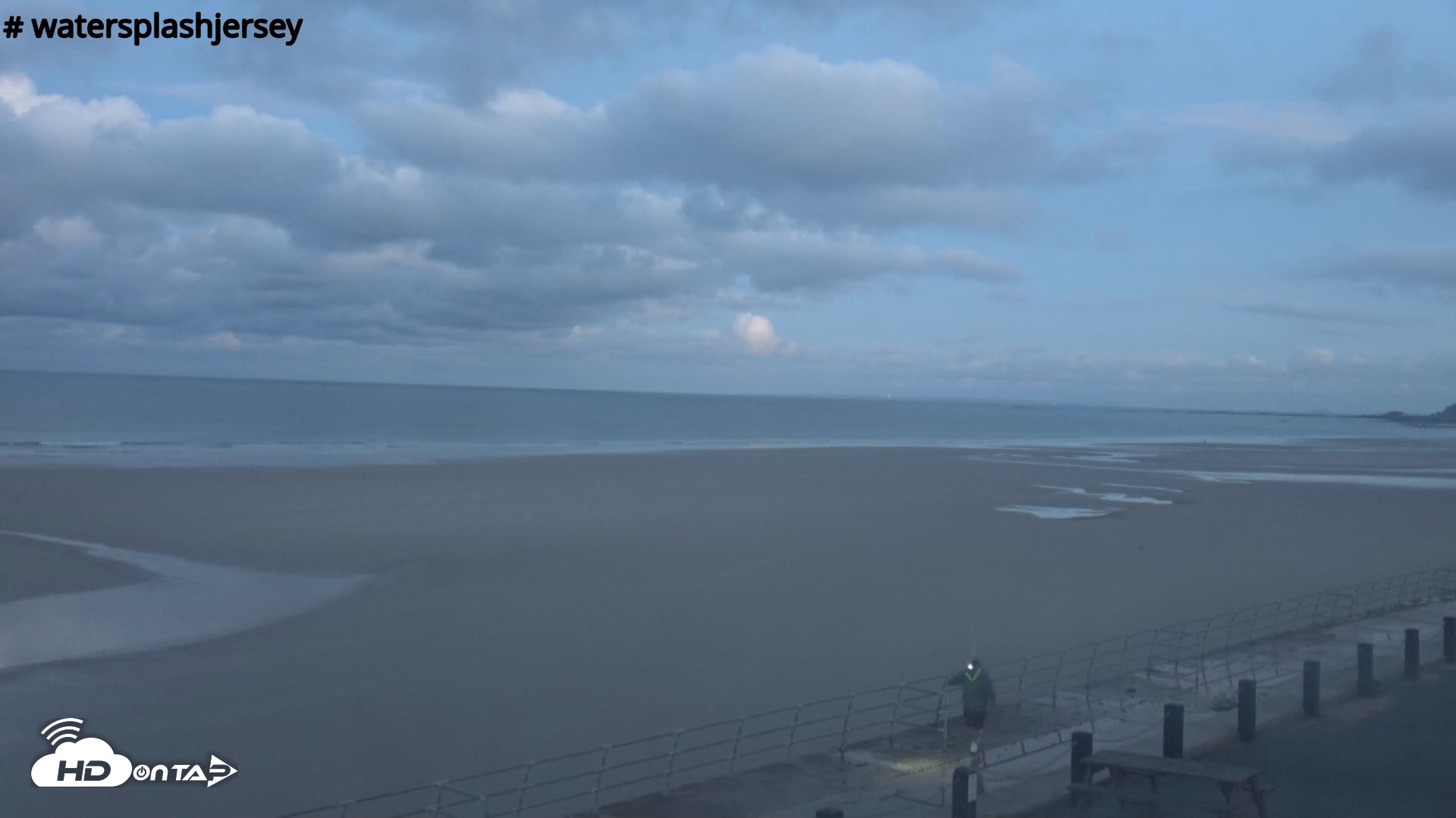 Snapshot of St. Quens Bay Jersey Island Live Webcam taken Oct 19, 2026, 7:15am BST
