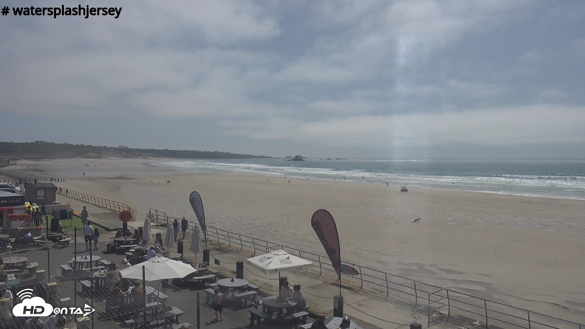 Snapshot of St. Quens Bay Jersey Island Live Webcam taken Jun 13, 2026, 2:55pm BST