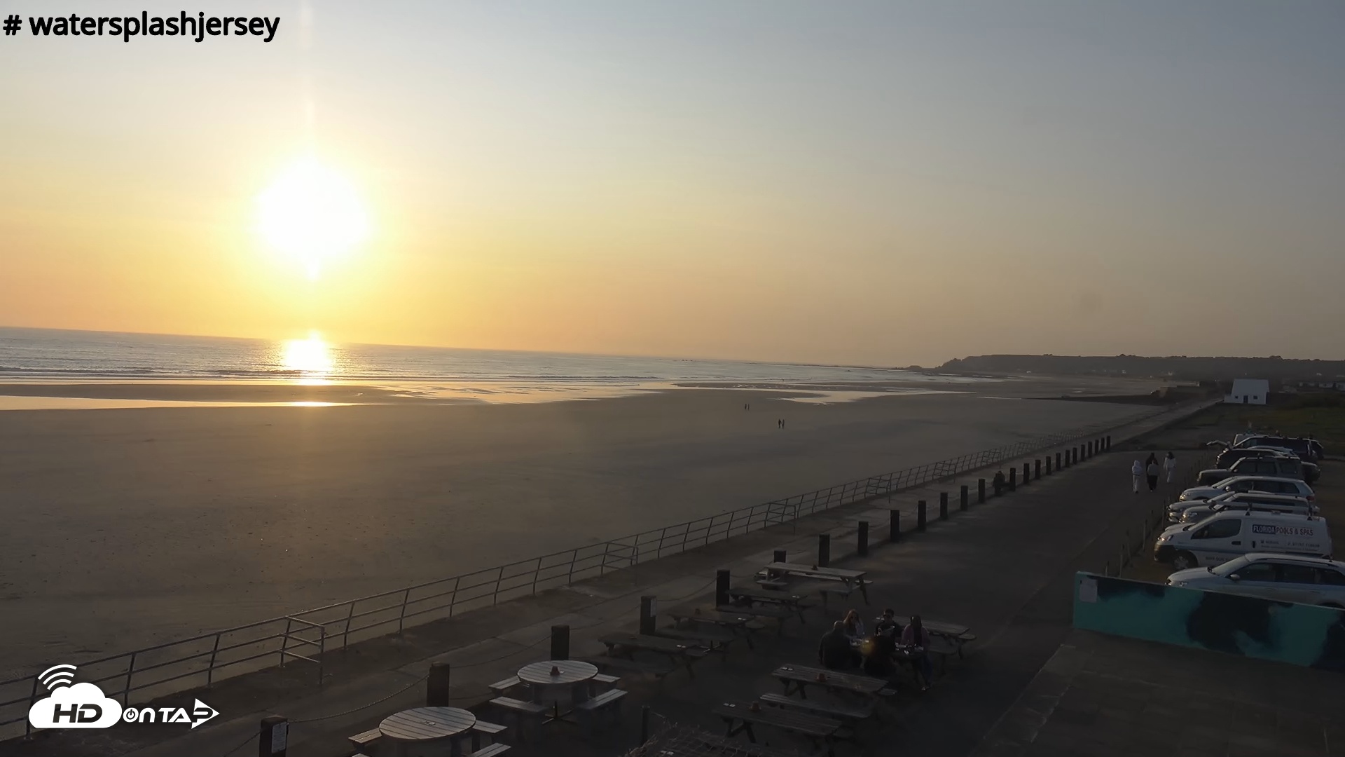Snapshot of St. Quens Bay Jersey Island Live Webcam taken Jun 2, 2025, 8:11pm BST